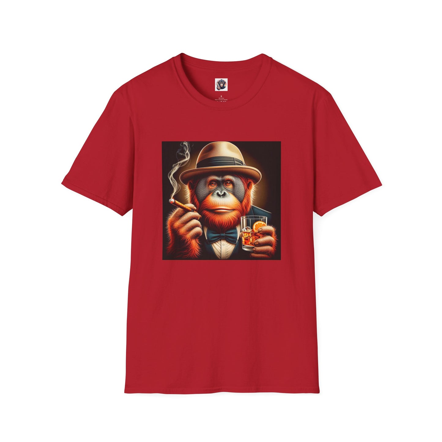 Orangutans T-Shirt Printify S Cherry Red 