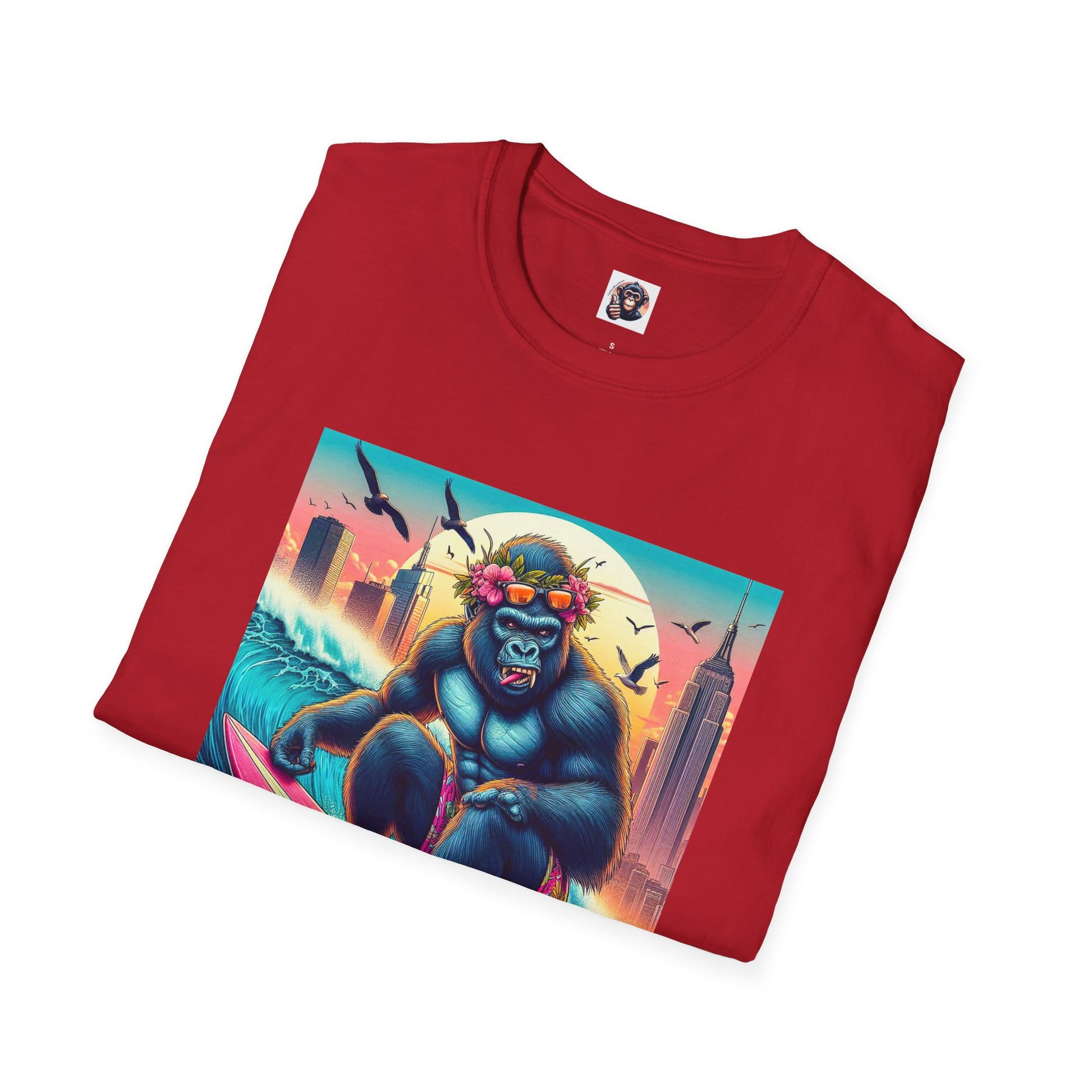 Gorilla T-Shirt Printify   