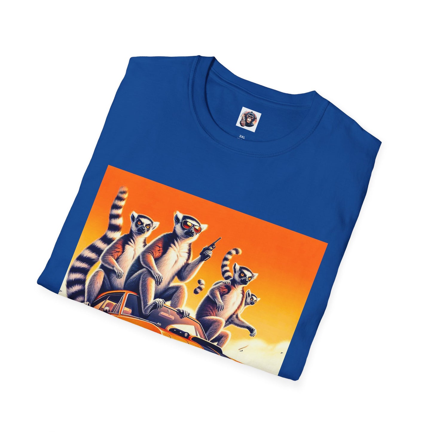 Wacky Lemurs party time T-Shirt Printify
