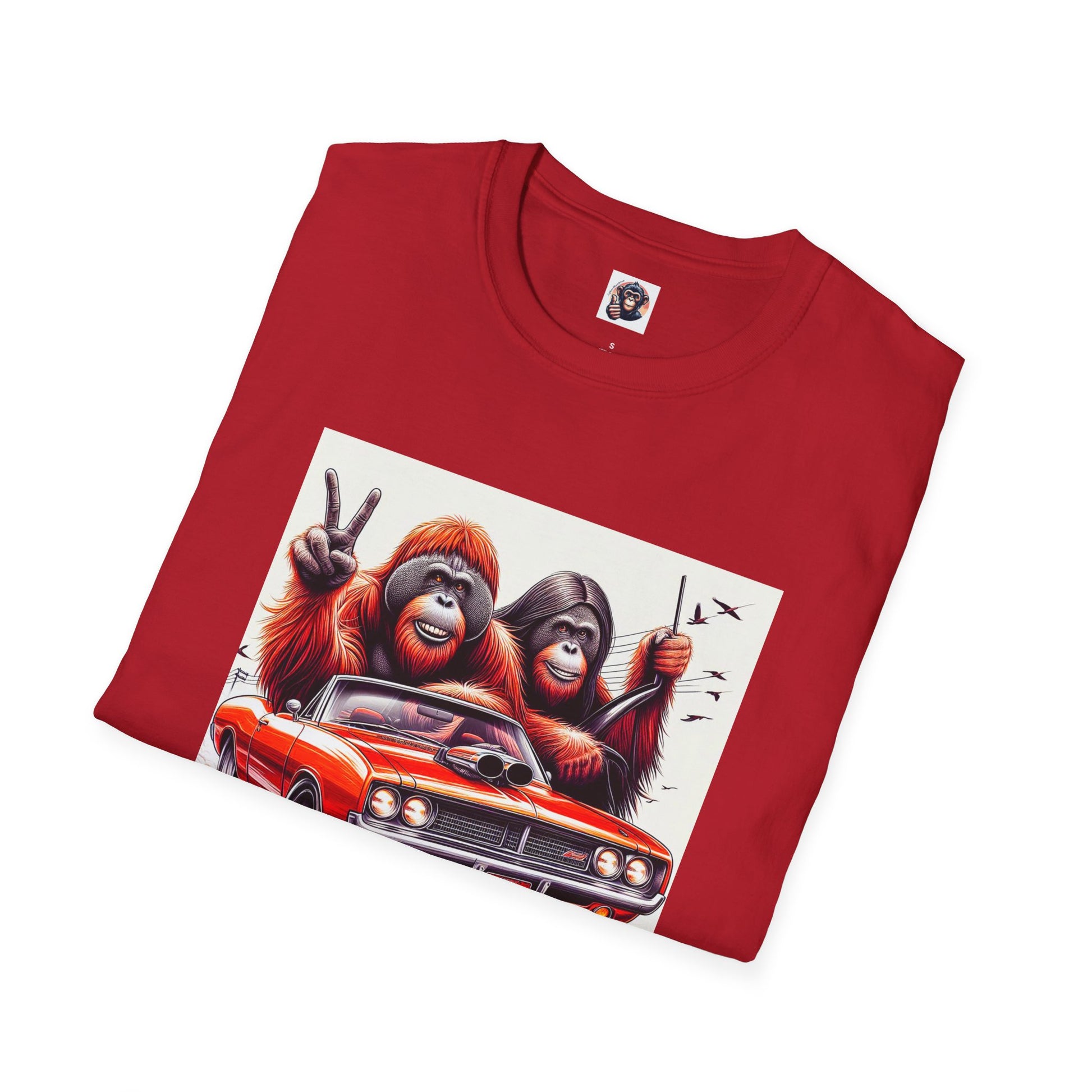 Wacky Orangutans T-Shirt Printify   