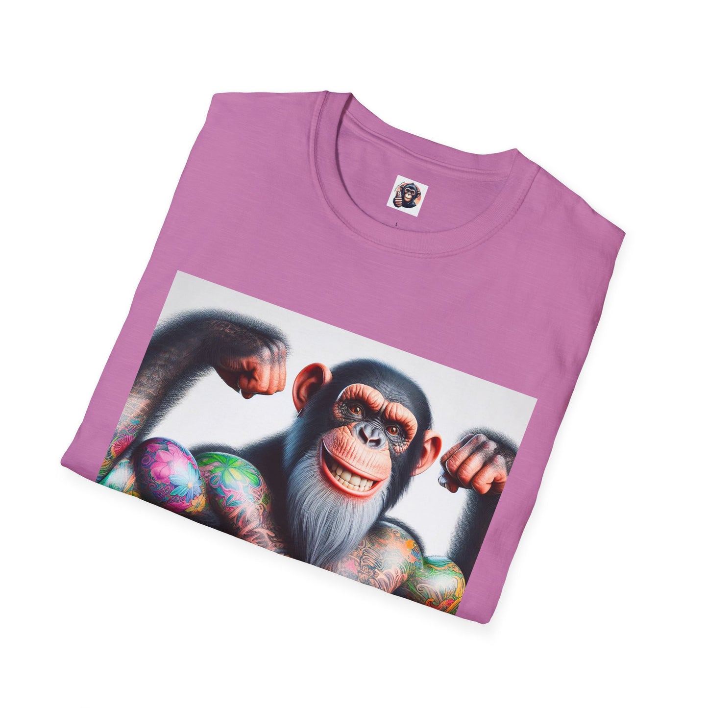 Chimp T-Shirt Printify   