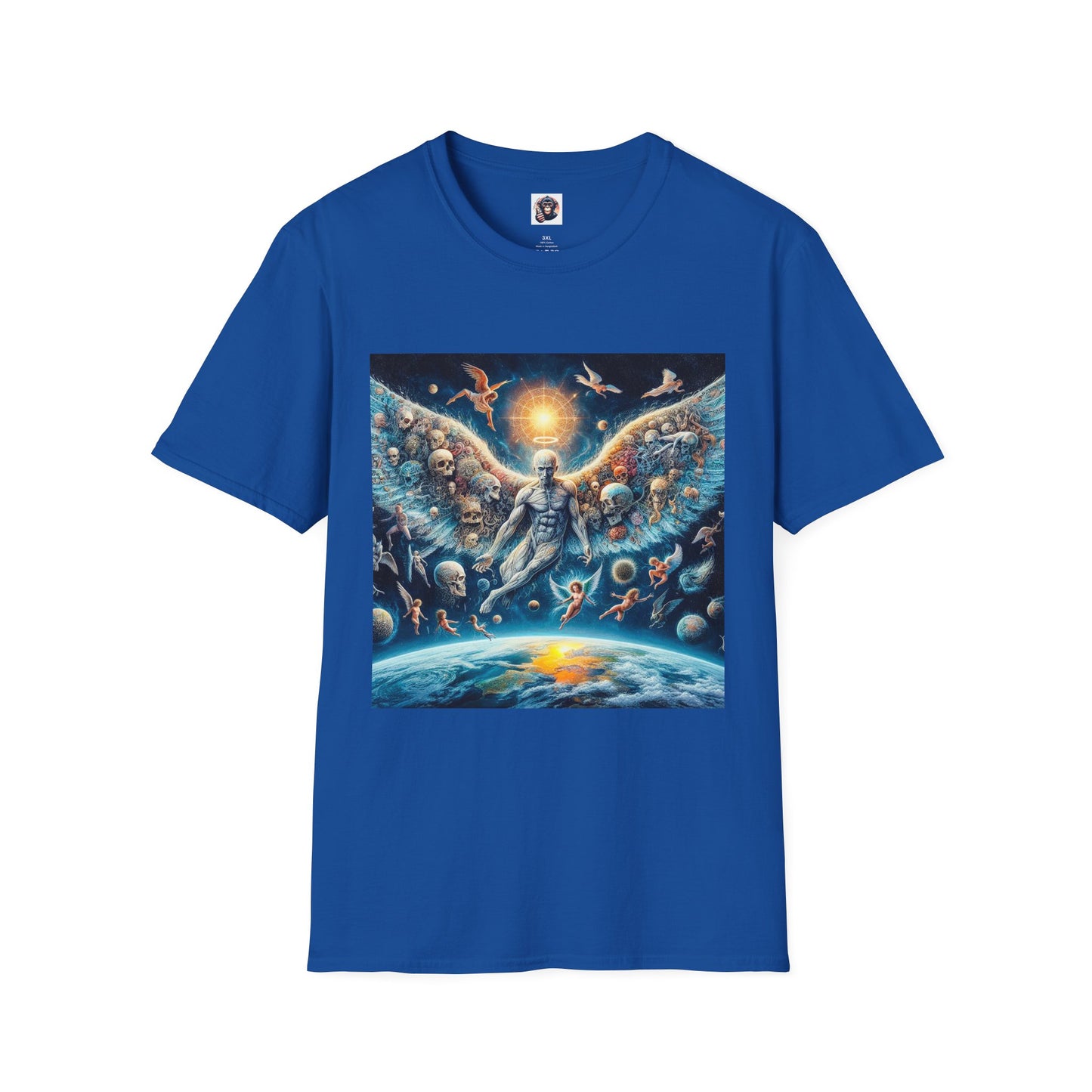 Homo Sapiens pretty Angel T-Shirt Printify XS Royal