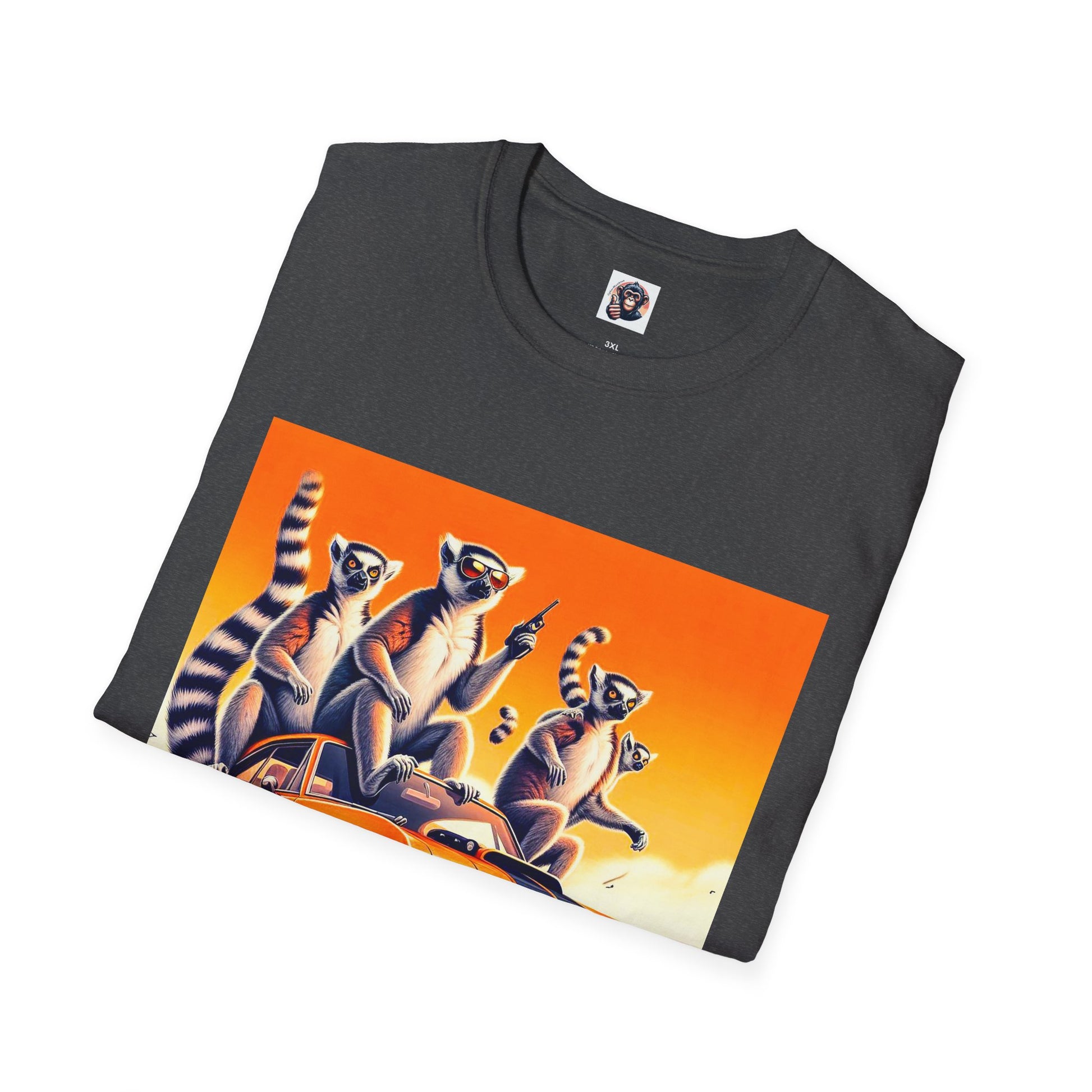 Wacky Lemurs party time T-Shirt Printify