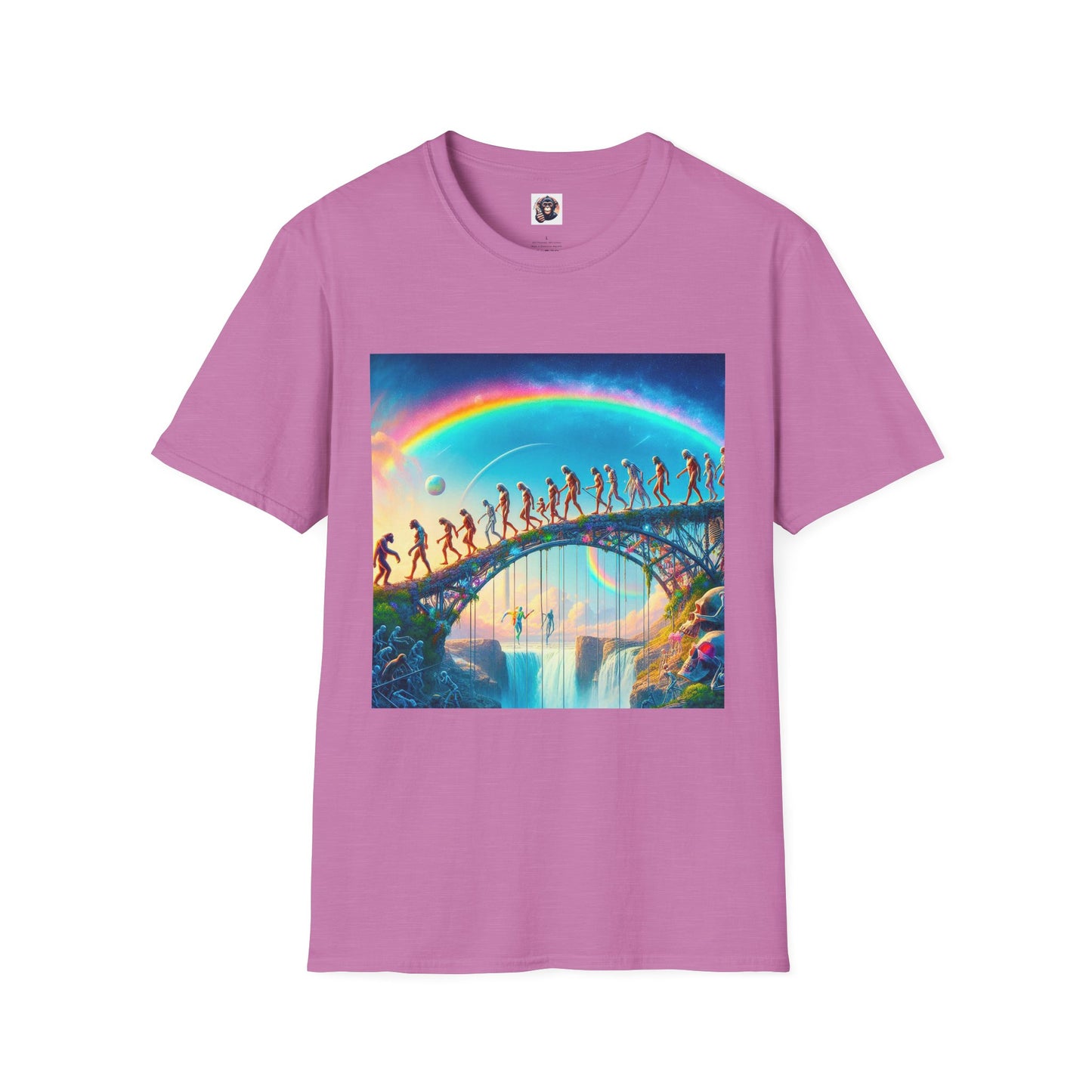 Homo Sapiens T-Shirt Printify S Heather Radiant Orchid 