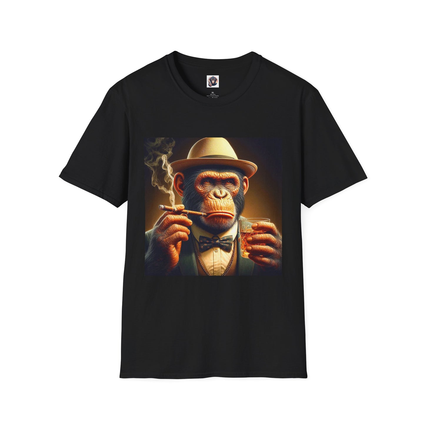 Bonobo T-Shirt Printify XS Black 