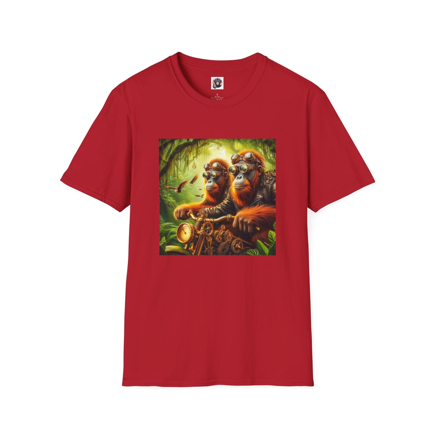 Orangutans T-Shirt Printify S Cherry Red 