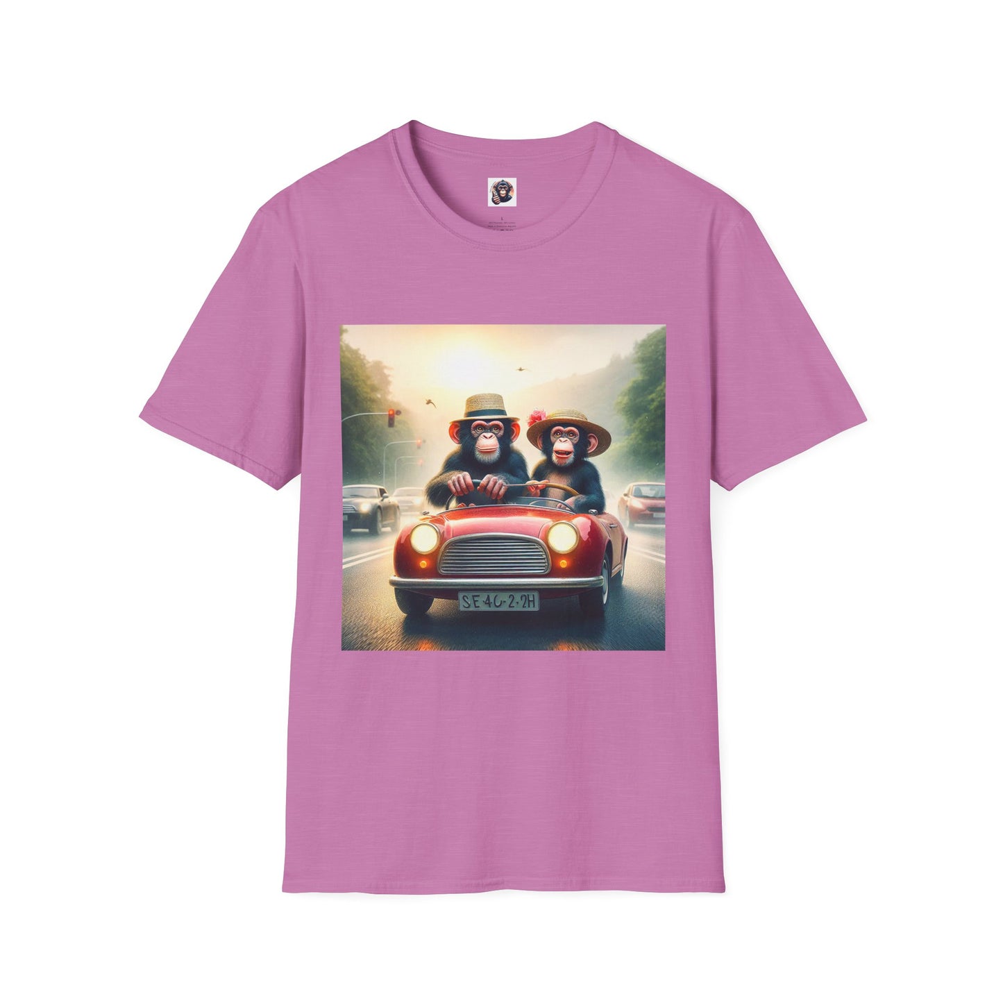 Wacky Chimp T-Shirt Printify S Heather Radiant Orchid 