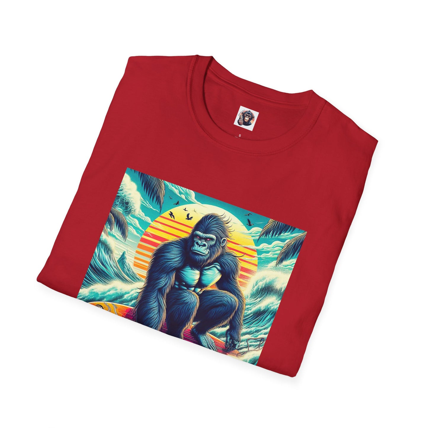 Gorilla T-Shirt Printify   