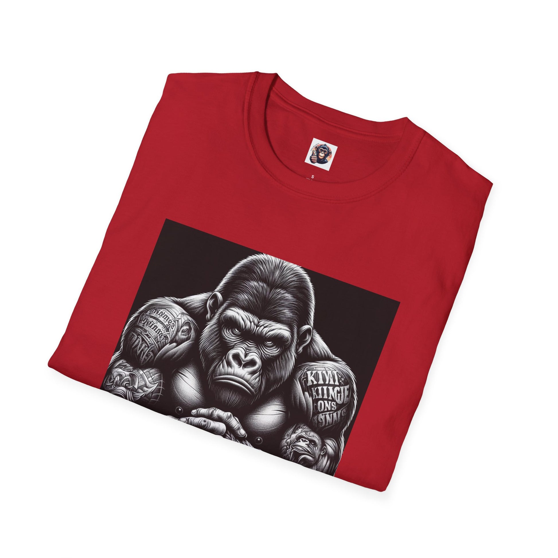 Gorilla T-Shirt Printify   