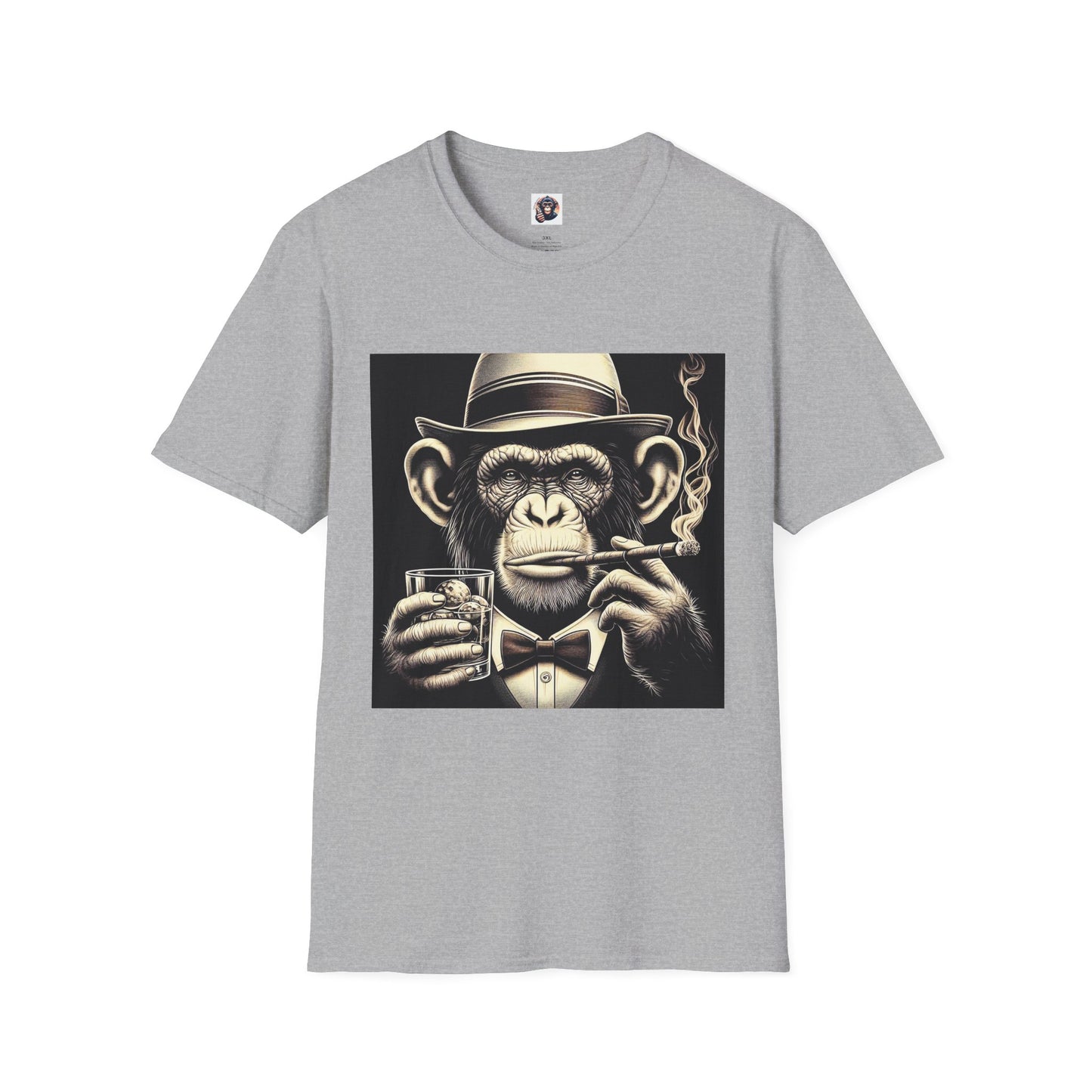 Chimp T-Shirt Printify XS Sport Grey 