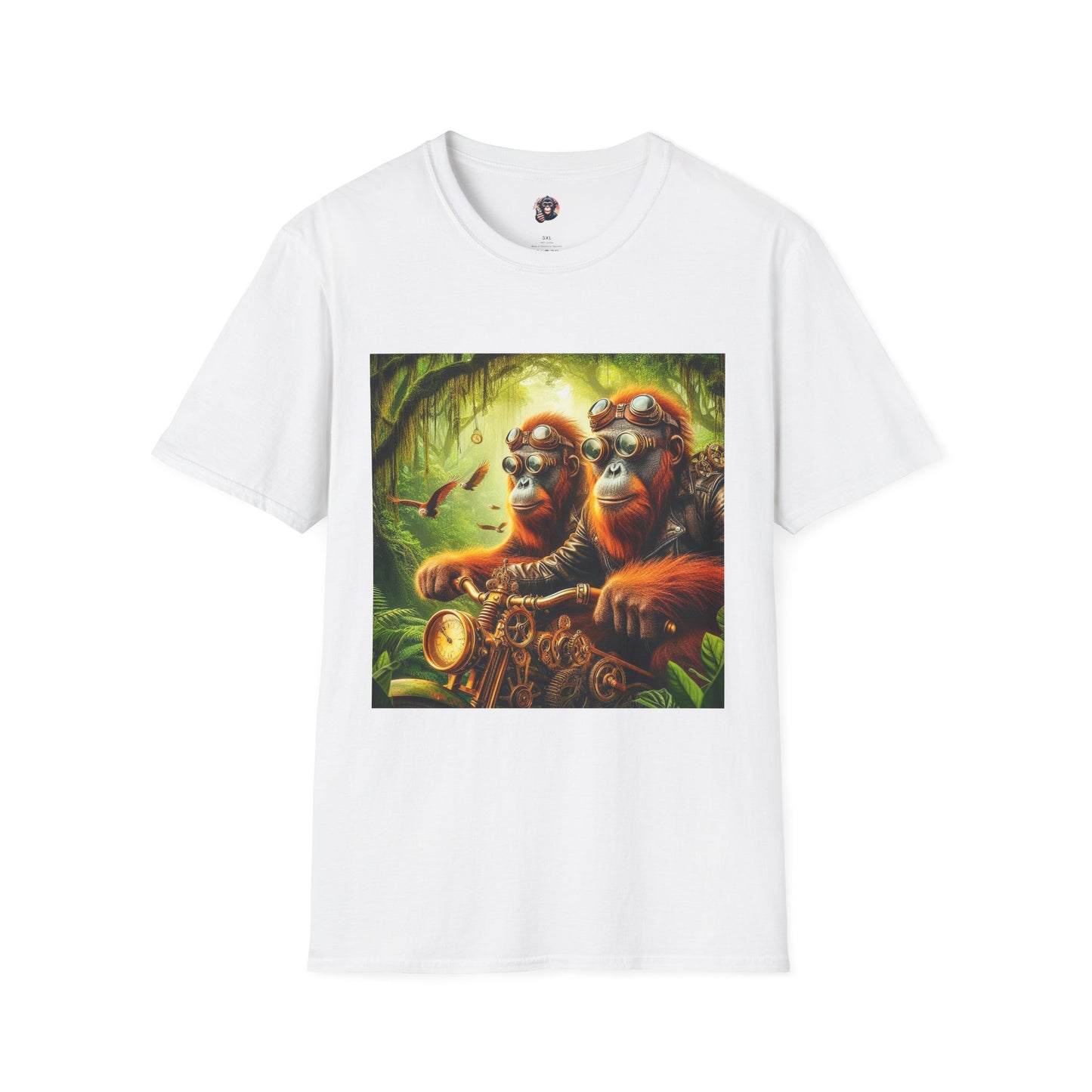 Orangutans T-Shirt Printify S White 