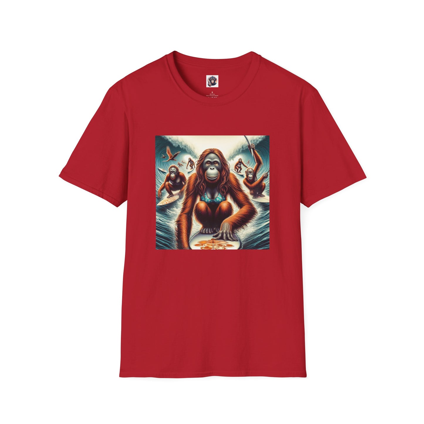 Orangutans T-Shirt Printify S Cherry Red 