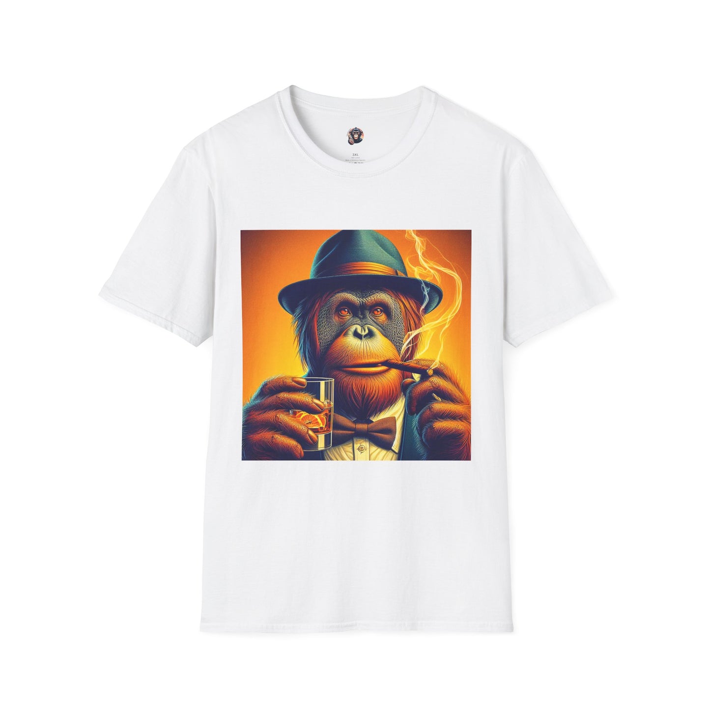 Orangutans T-Shirt Printify S White 