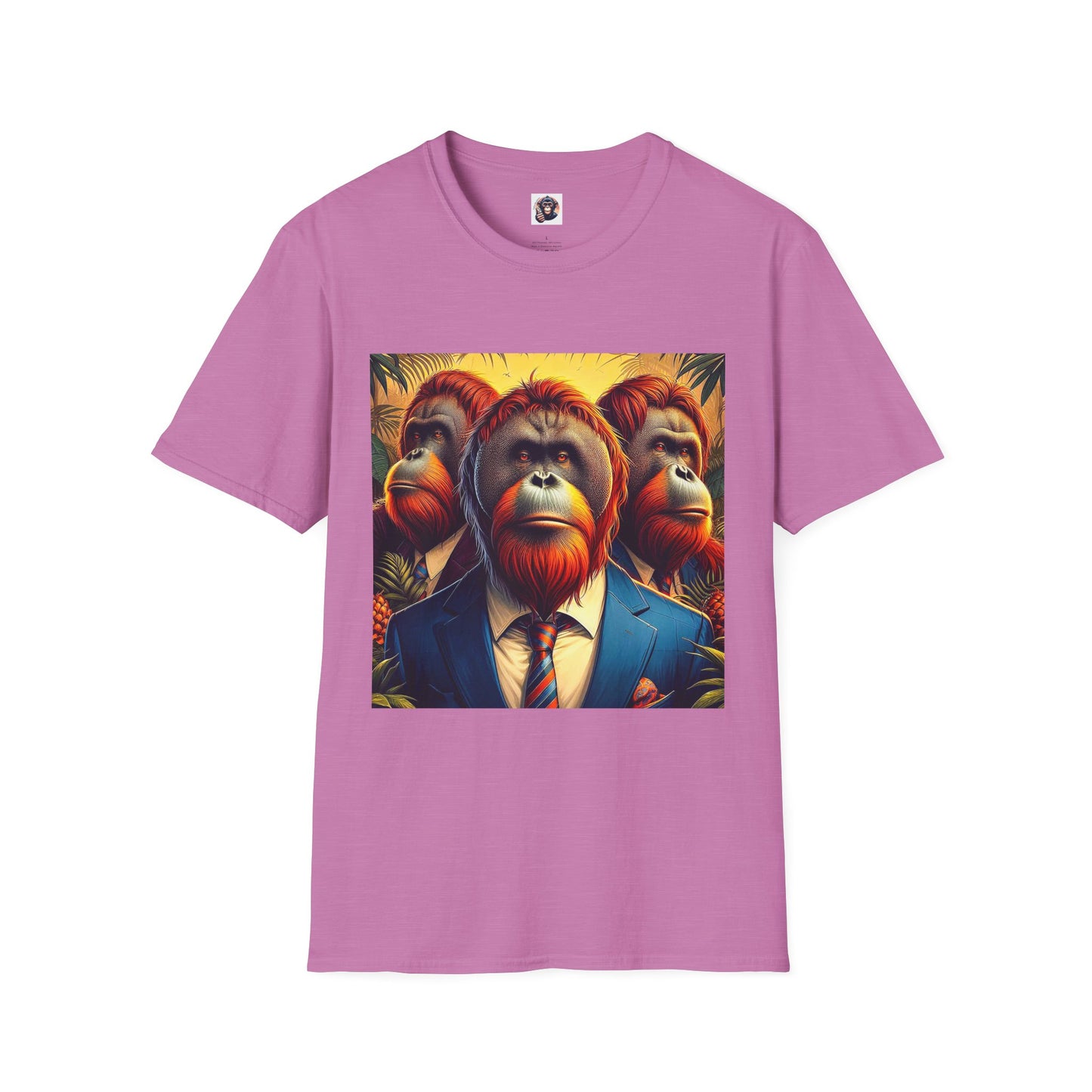 Orangutans T-Shirt Printify S Heather Radiant Orchid 