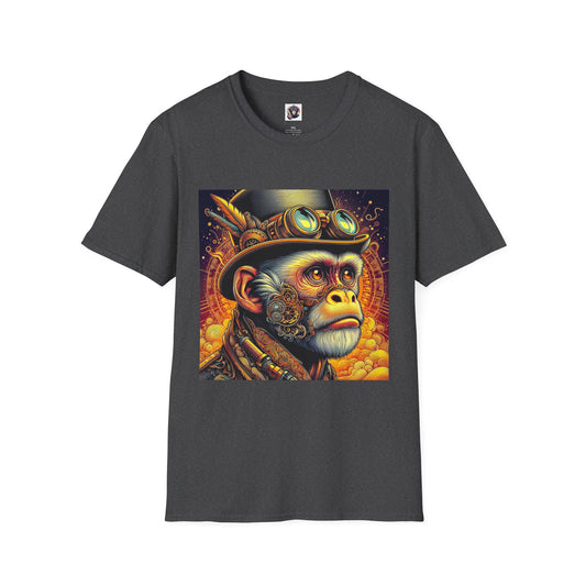 Capuchin Monkey T-Shirt Printify XS Dark Heather 