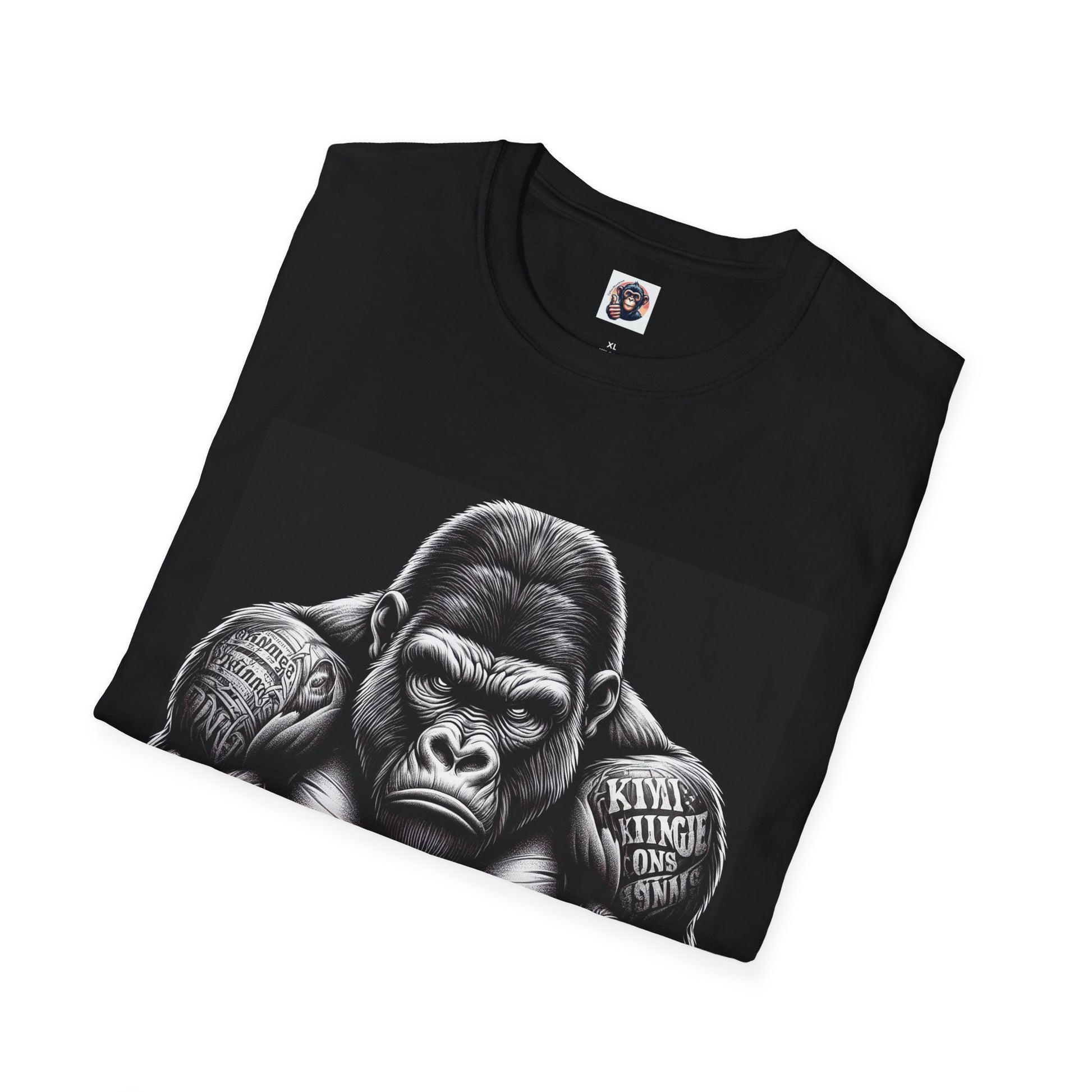 Gorilla T-Shirt Printify   