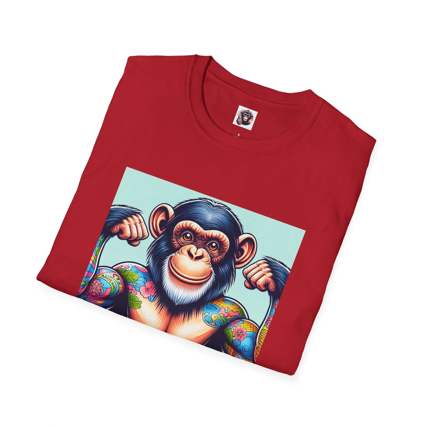 Chimp T-Shirt Printify   