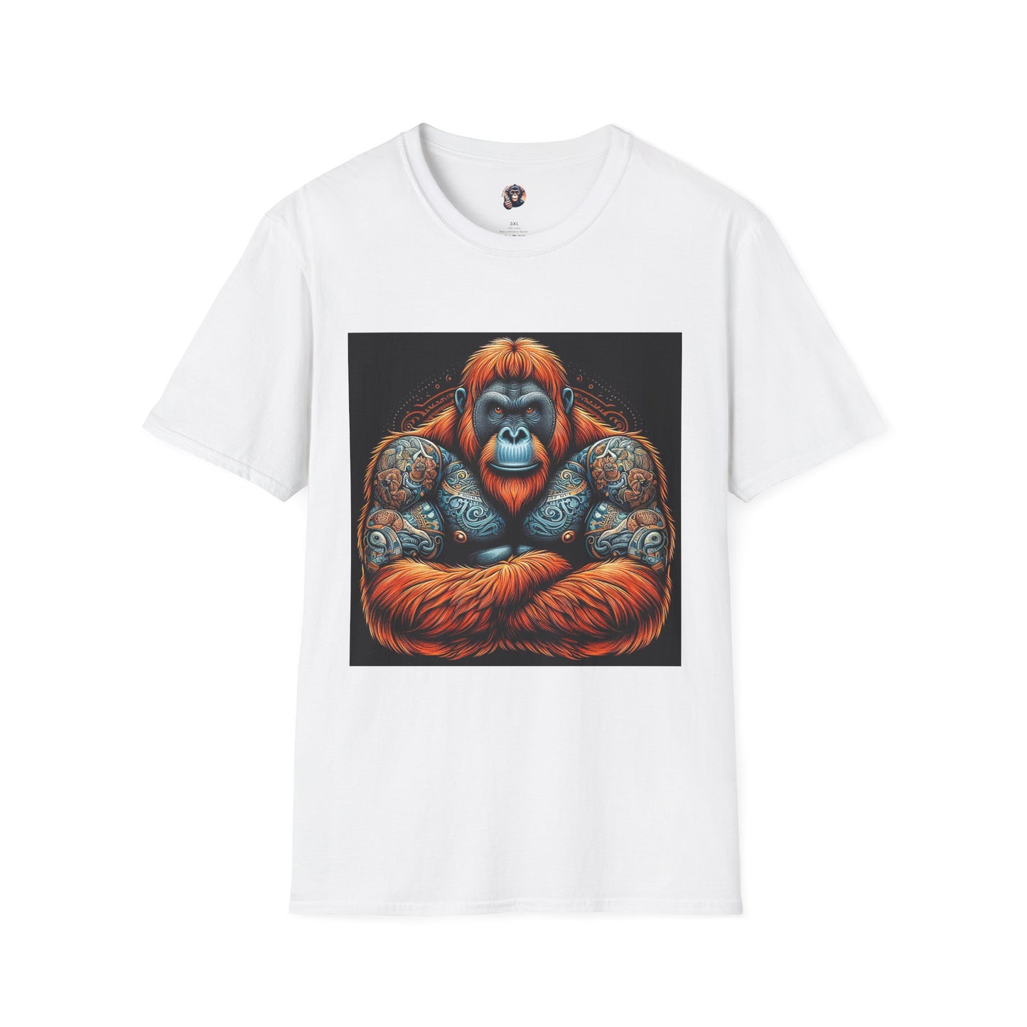 Orangutans T-Shirt Printify S White 