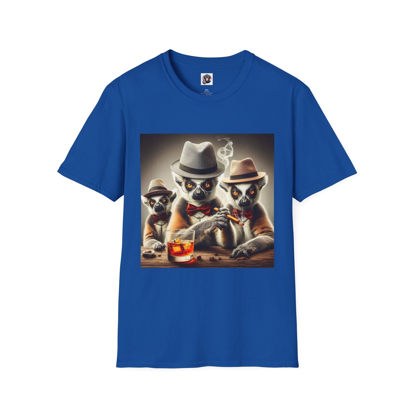 Lemurs T-Shirt Printify XS Royal 