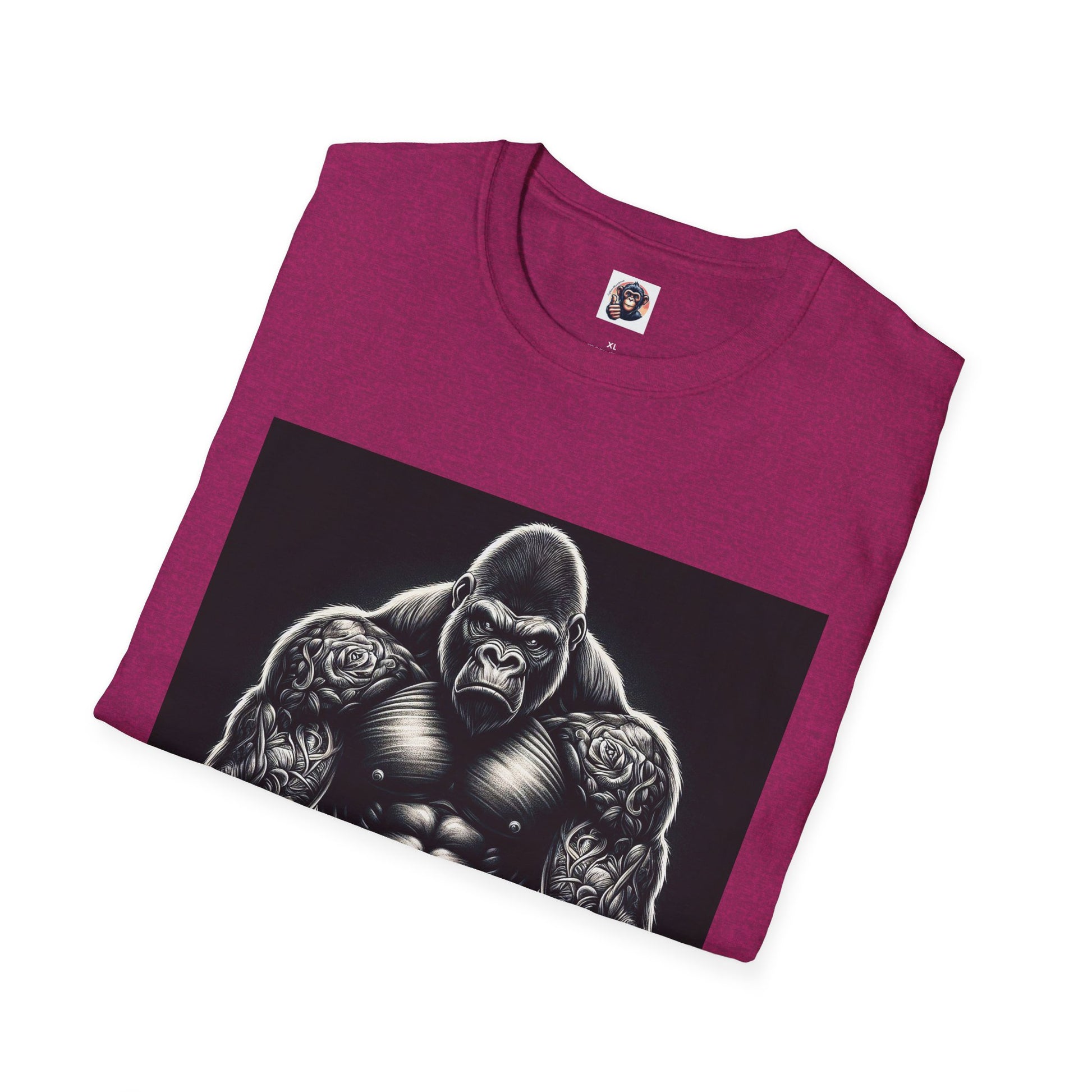 Gorilla T-Shirt Printify   