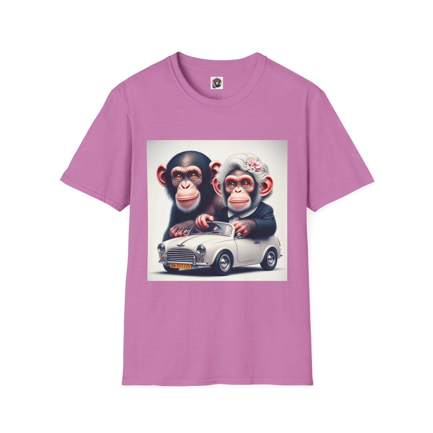 Wacky Chimp T-Shirt Printify S Heather Radiant Orchid 