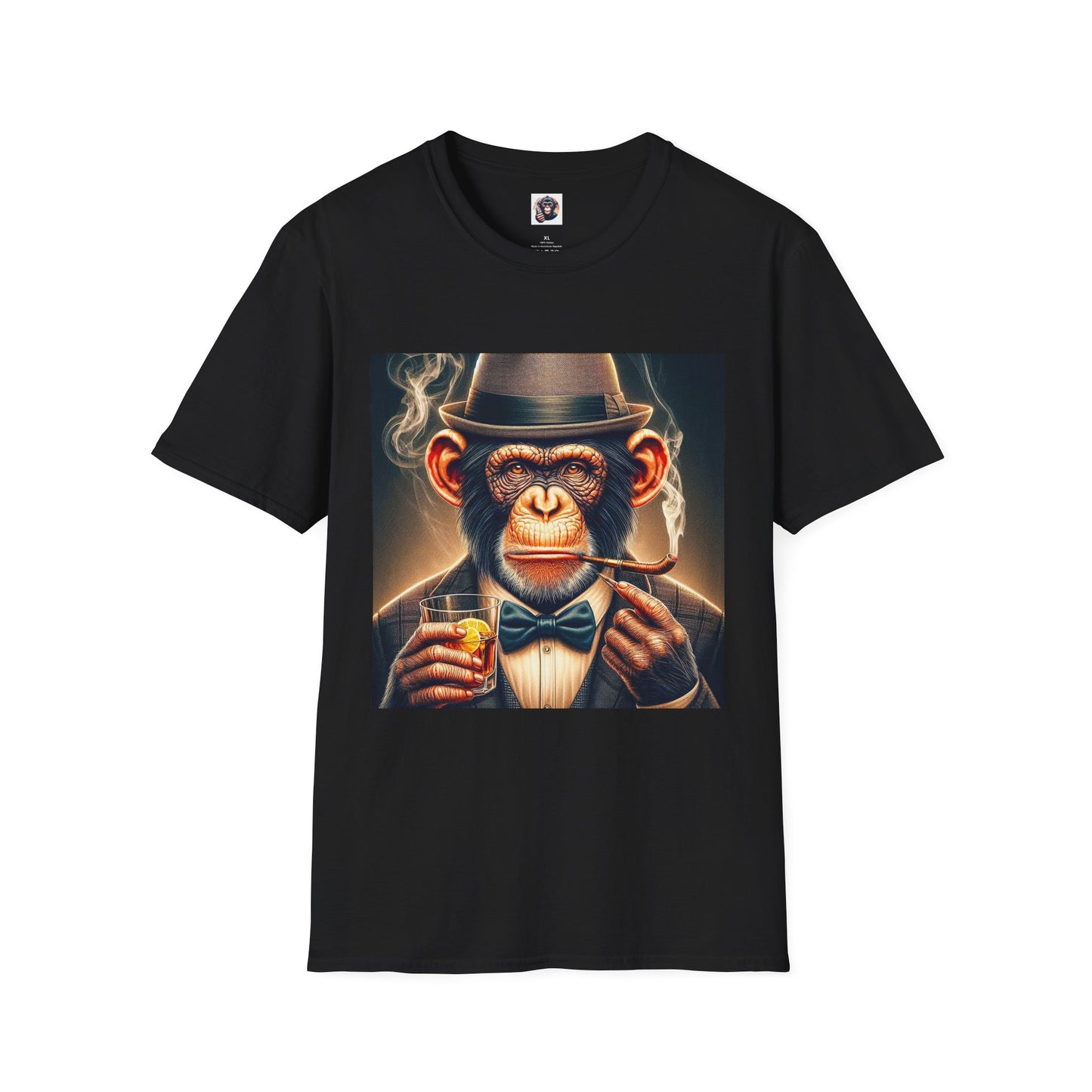 Chimp T-Shirt Printify XS Black 