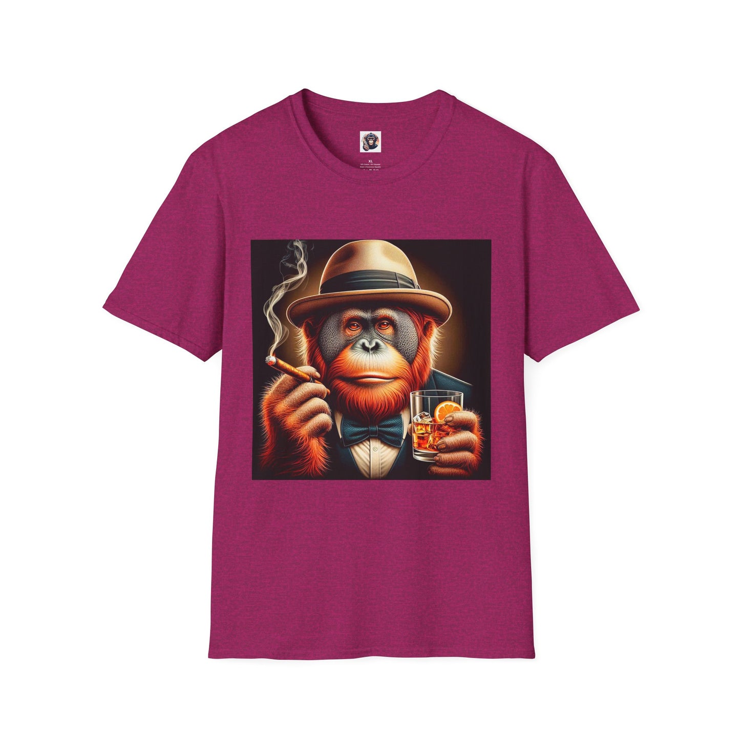 Orangutans T-Shirt Printify S Antique Heliconia 