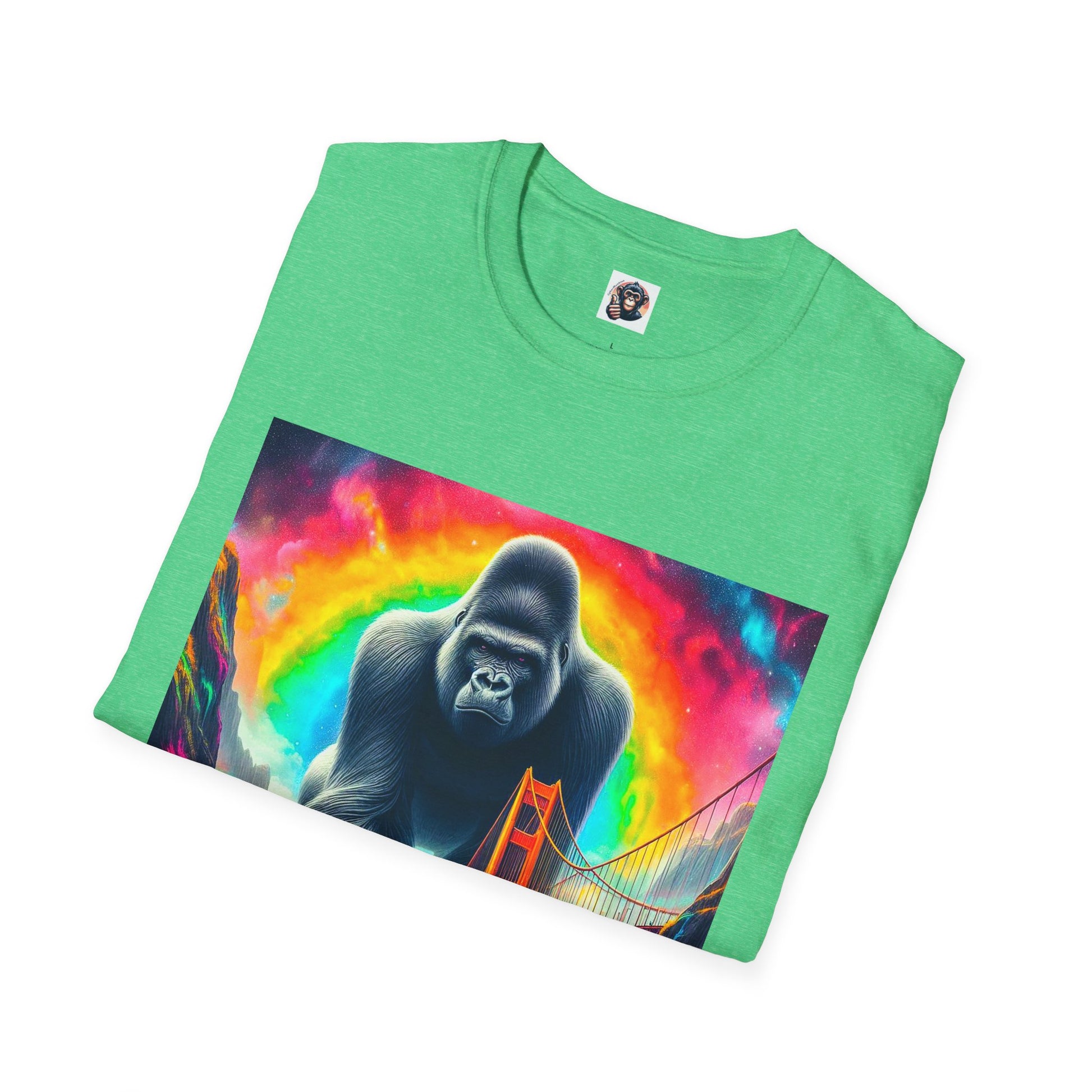 Gorilla T-Shirt Printify   