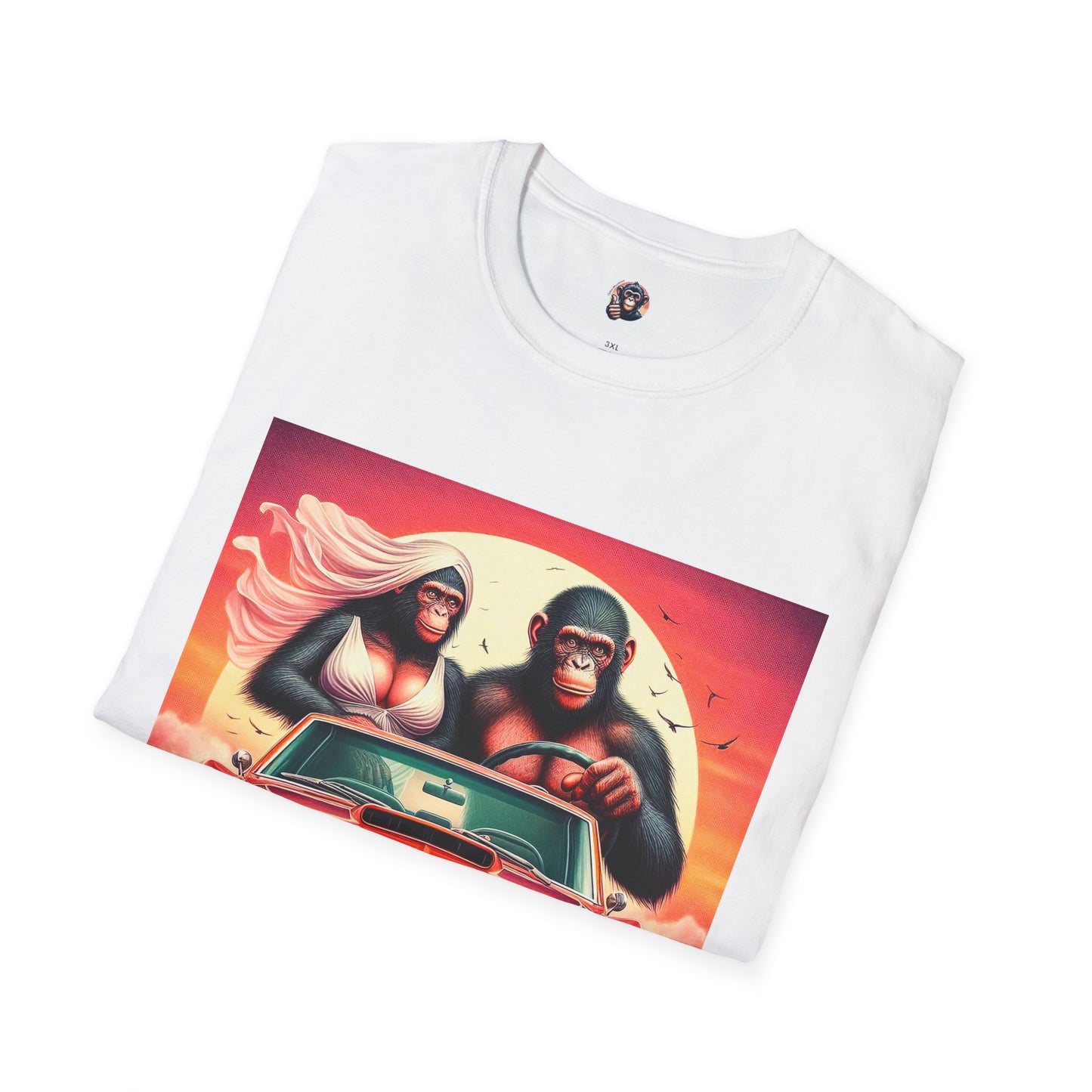 Wacky Bonobo T-Shirt Printify   