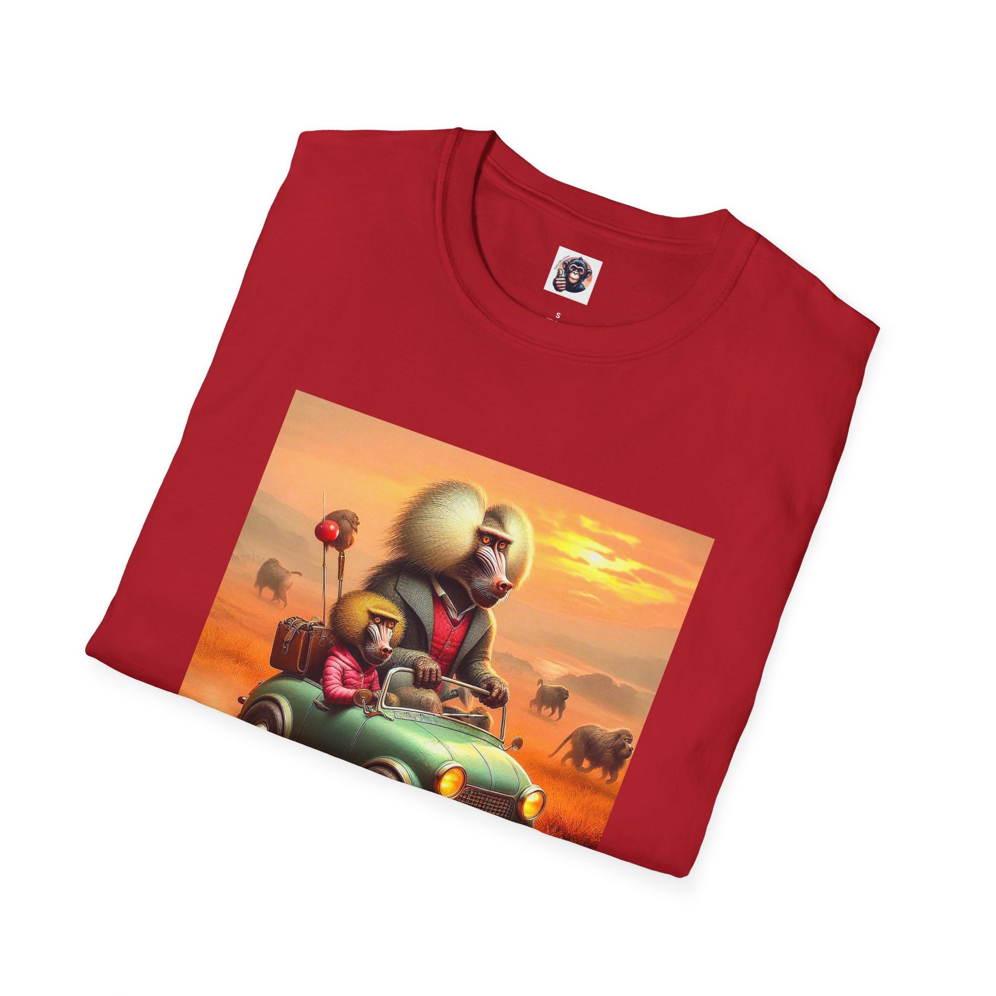 Wacky Baboon T-Shirt Printify   