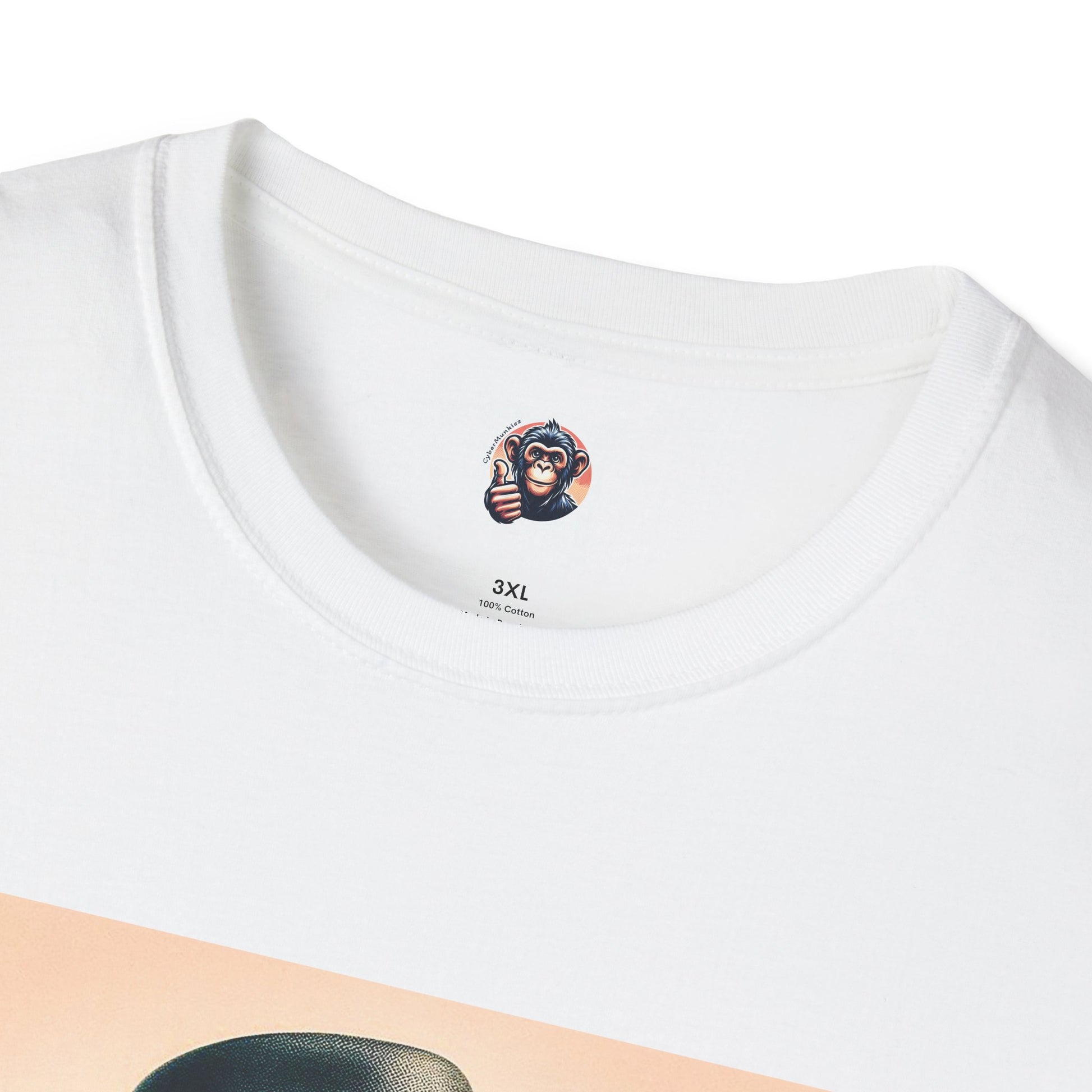 Baboon hat and bow T-Shirt Printify