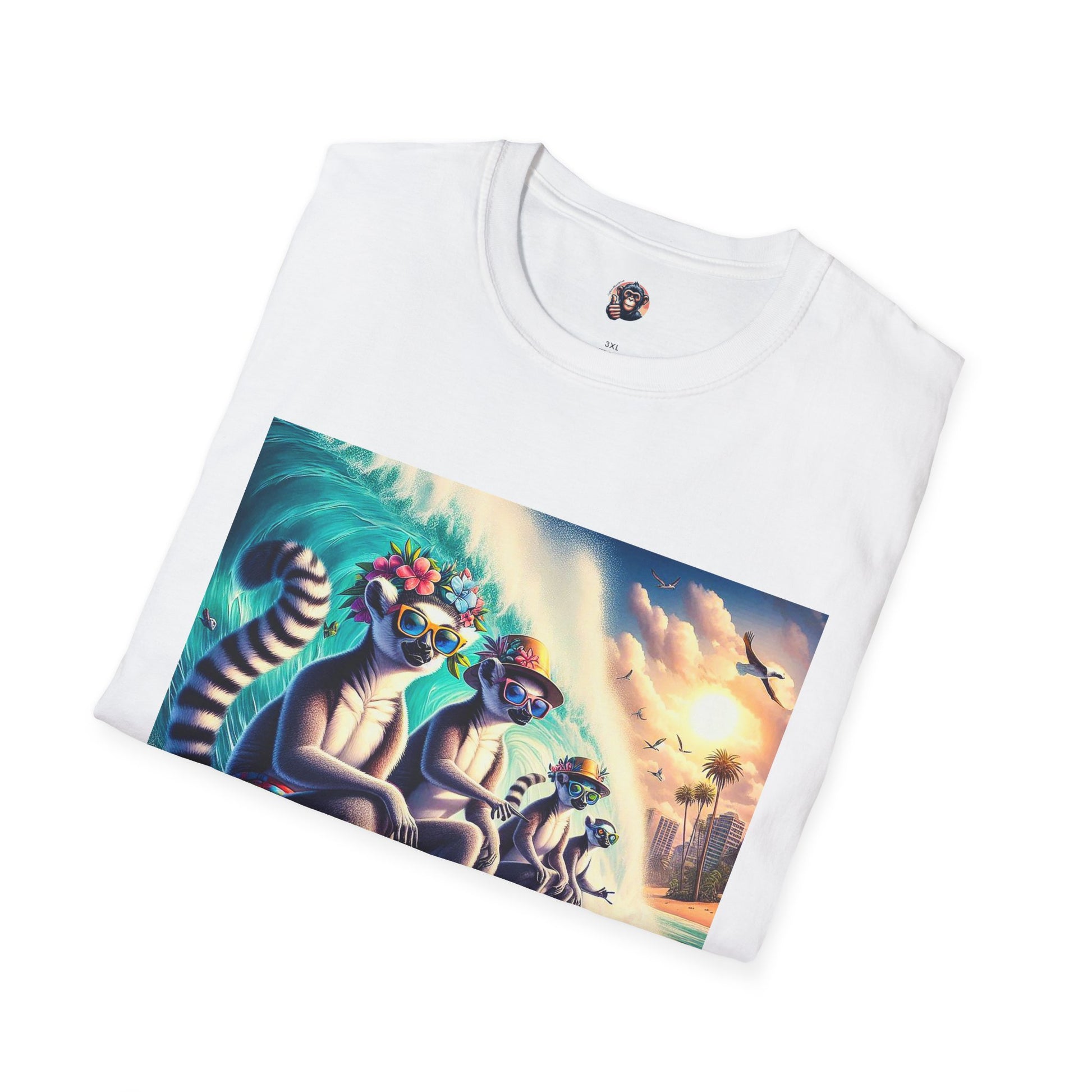 Lemurs T-Shirt Printify   