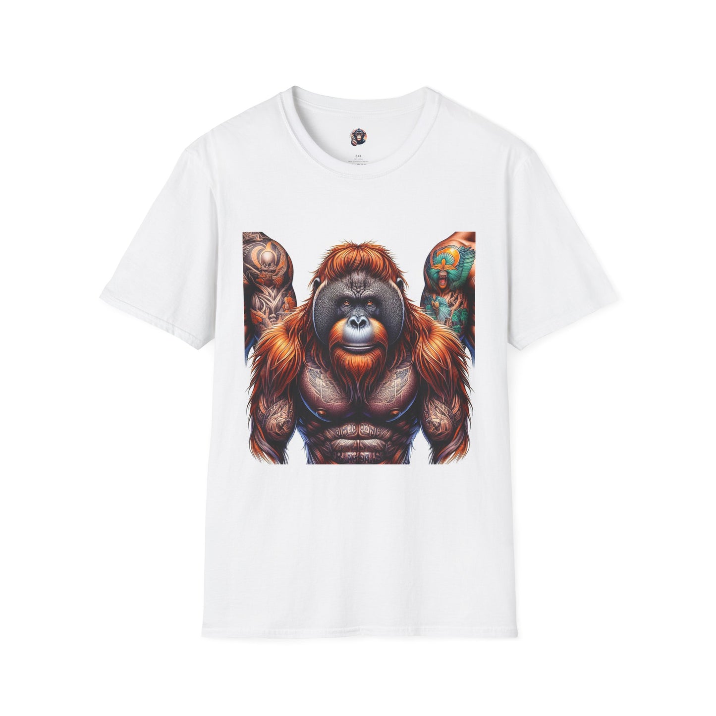 Orangutans T-Shirt Printify S White 