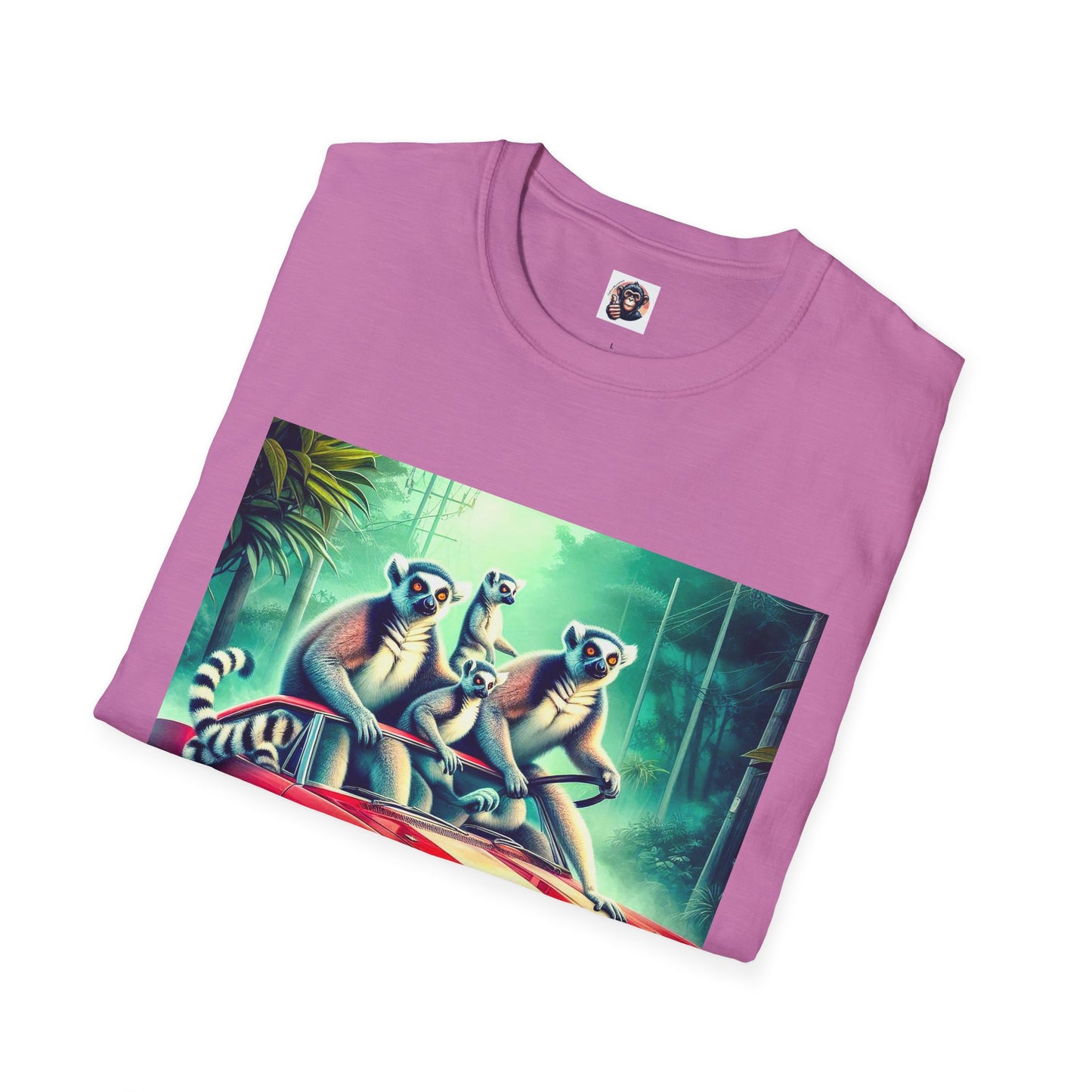 Wacky Lemurs T-Shirt Printify   