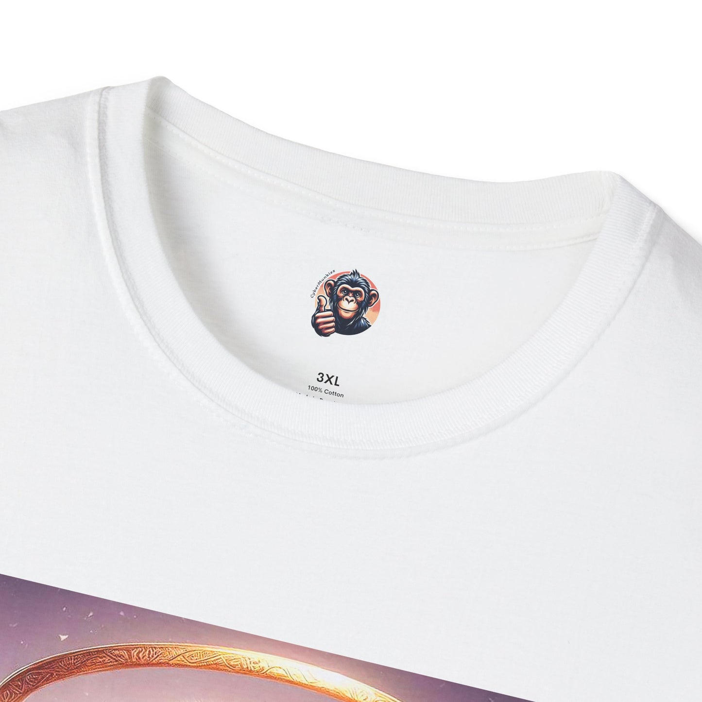 Capuchin Monkey heavenly Angel T-Shirt Printify