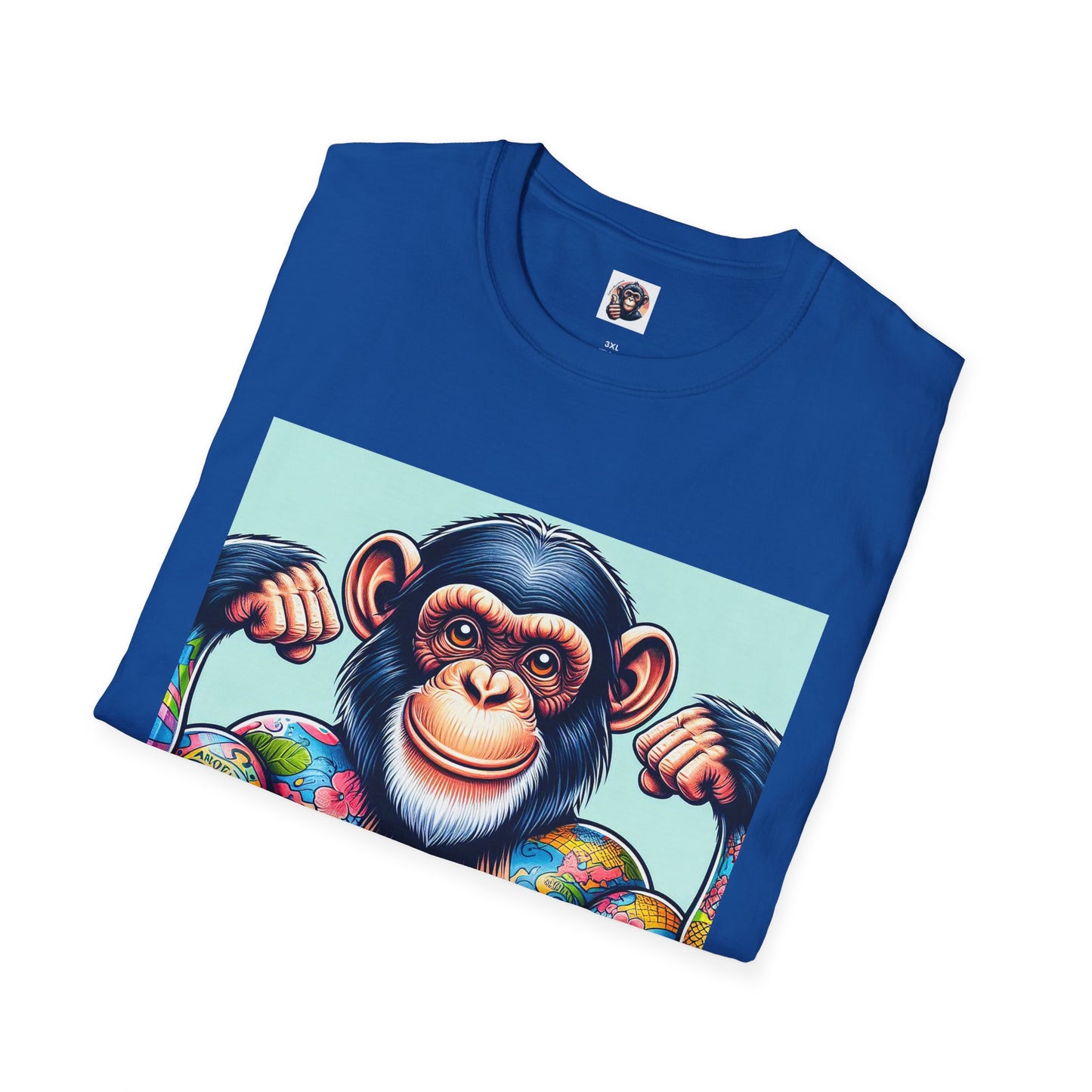 Chimp T-Shirt Printify   