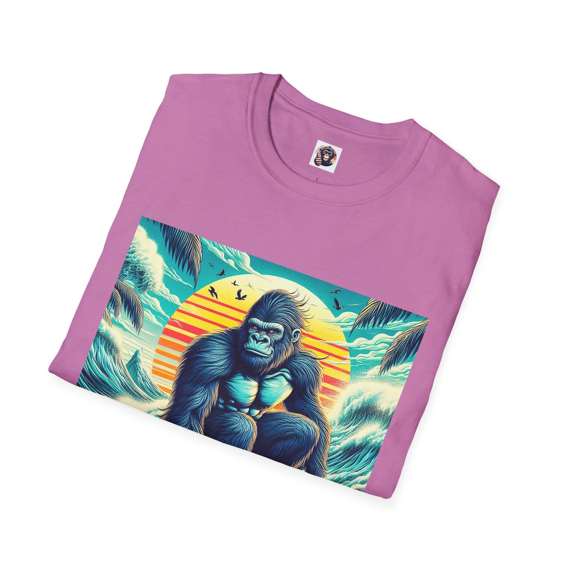 Gorilla T-Shirt Printify   