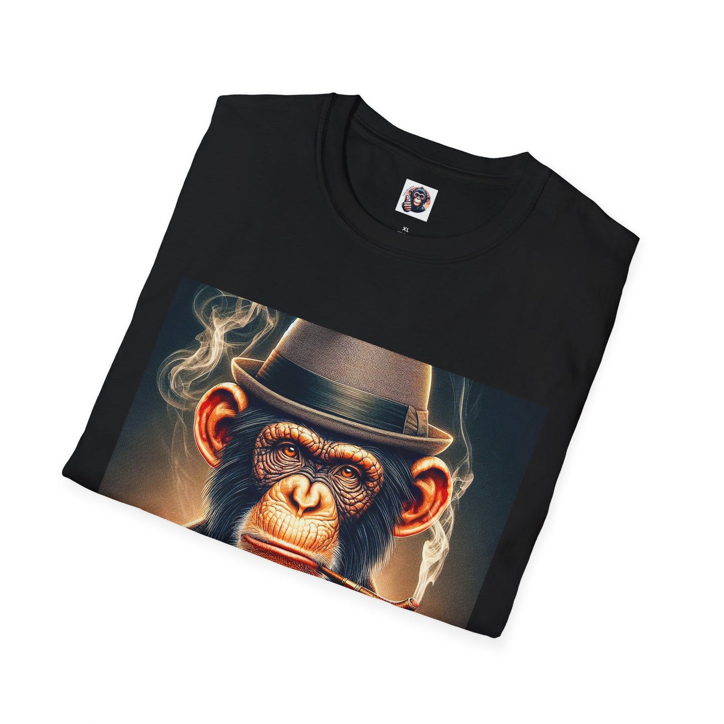 Chimp whiskey and cigars T-Shirt Printify