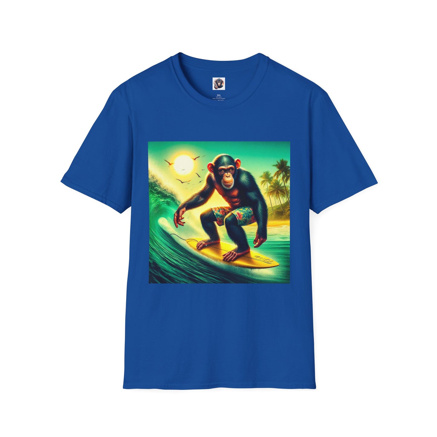 Chimp T-Shirt Printify XS Royal 