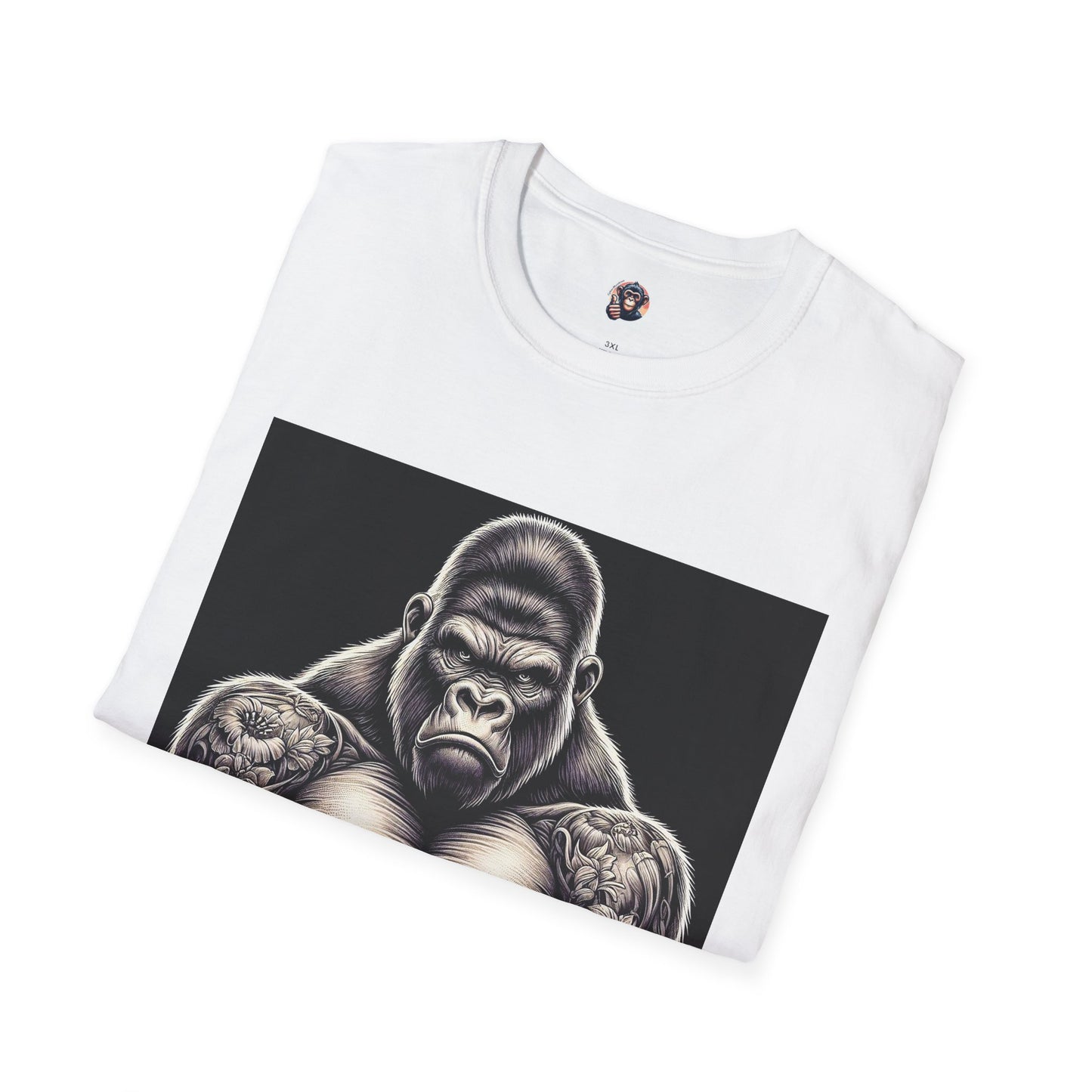 Gorilla T-Shirt Printify   