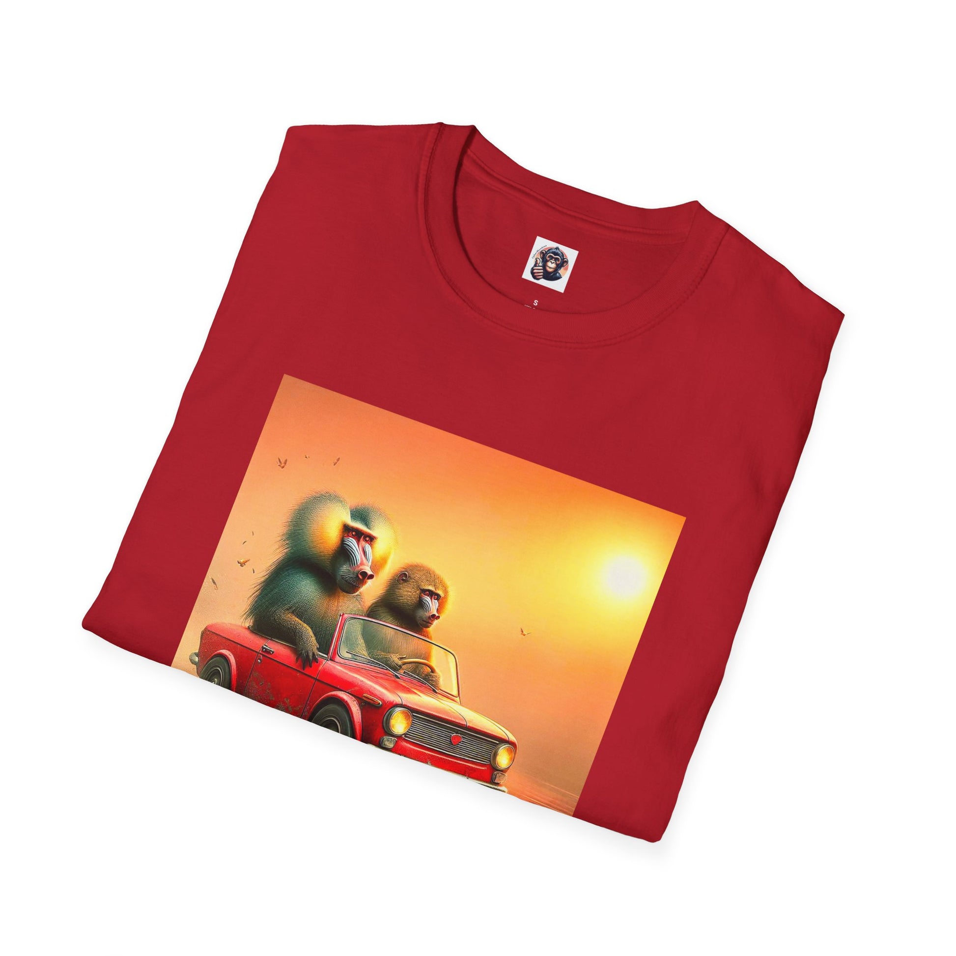 Wacky Baboon T-Shirt Printify   