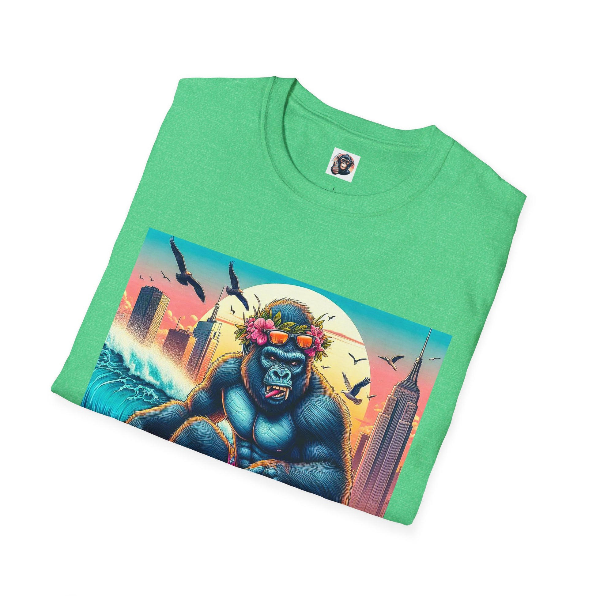 Gorilla T-Shirt Printify   