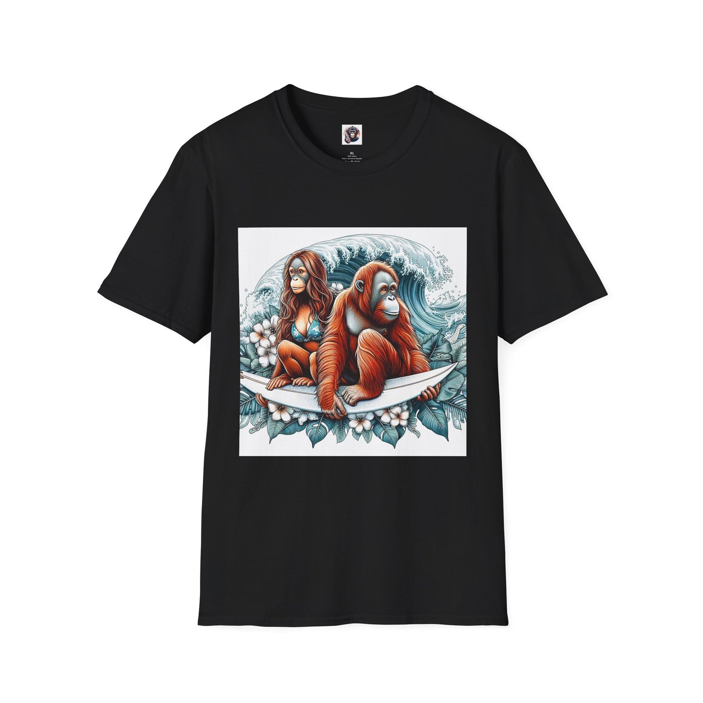 Orangutans T-Shirt Printify S Black 