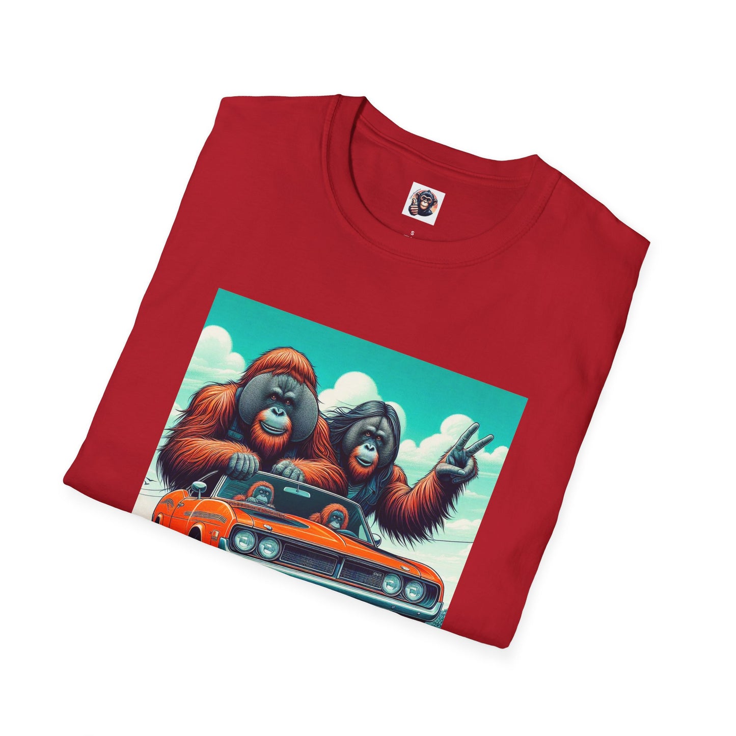 Wacky Orangutans T-Shirt Printify   