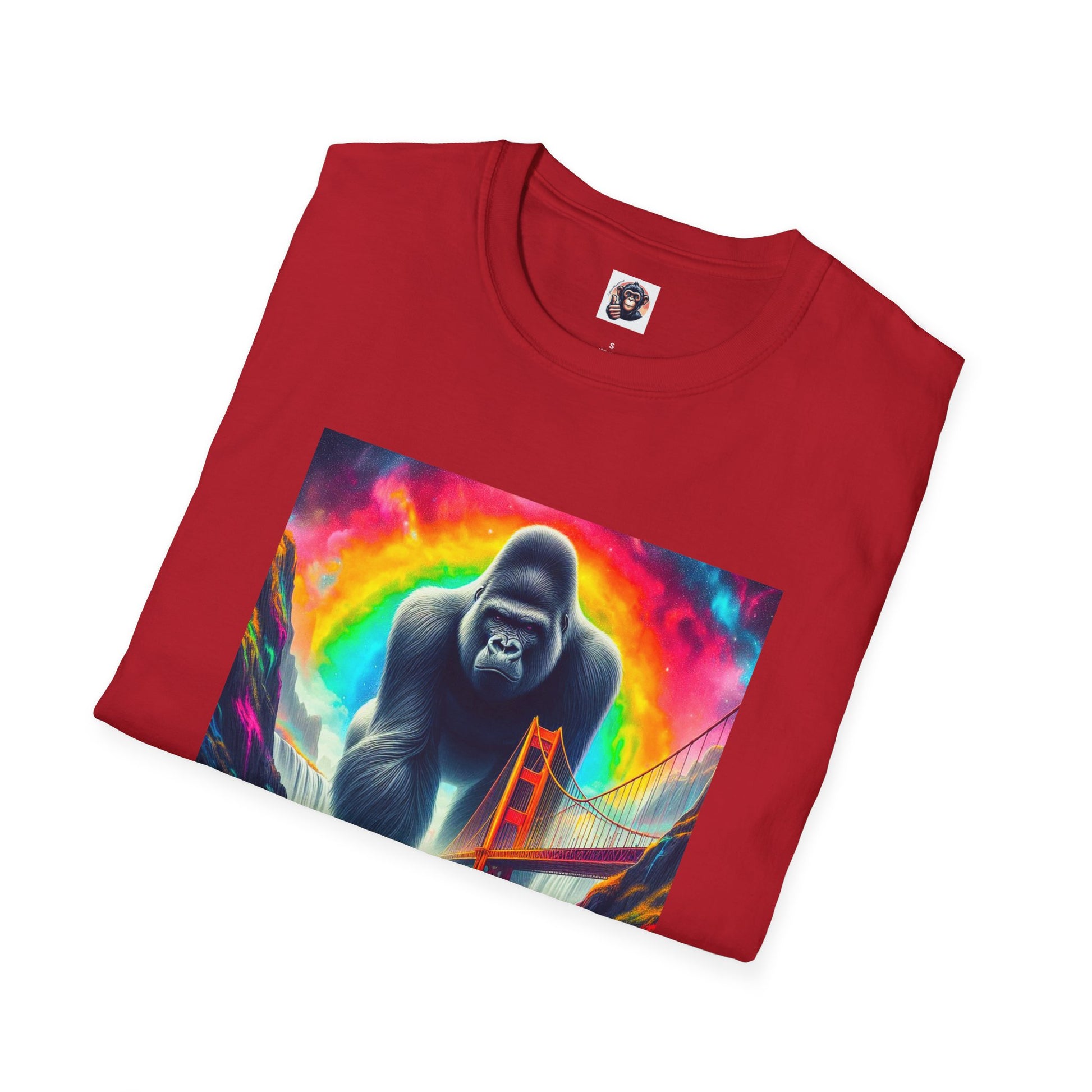 Gorilla T-Shirt Printify   