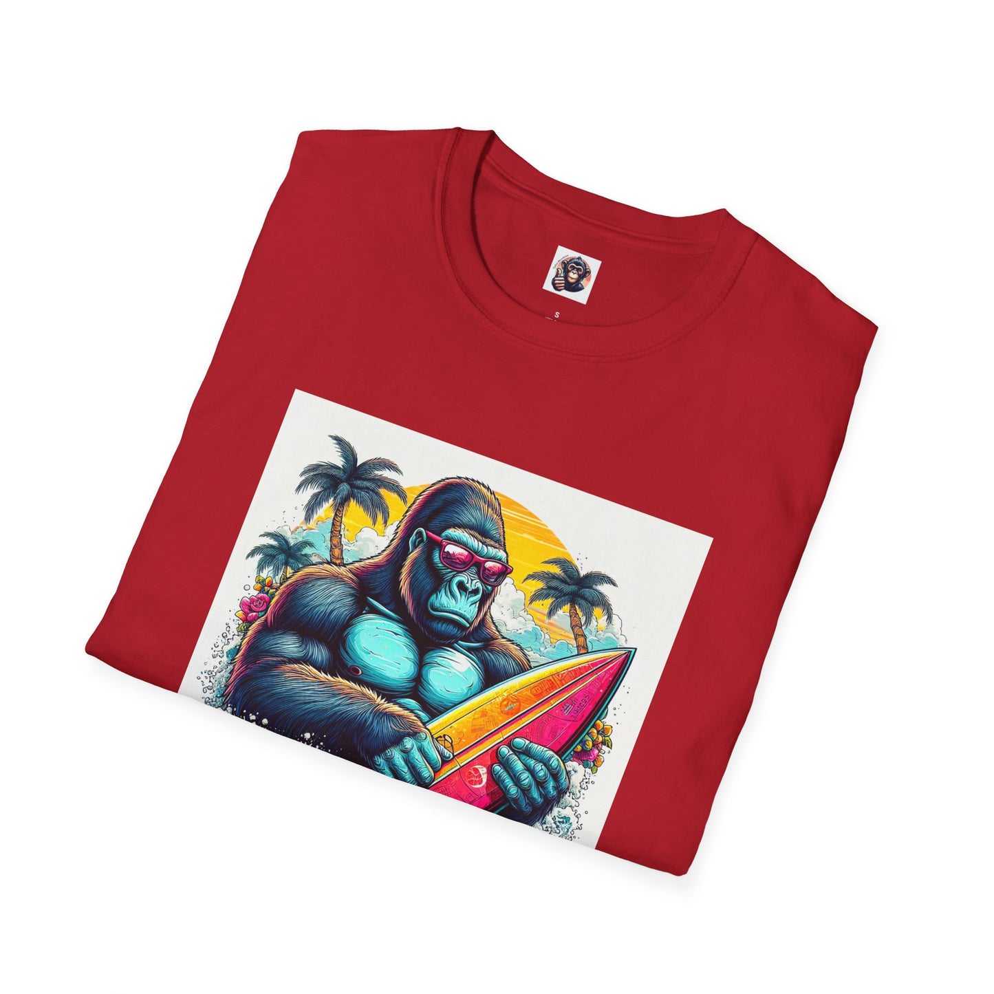 Gorilla T-Shirt Printify   