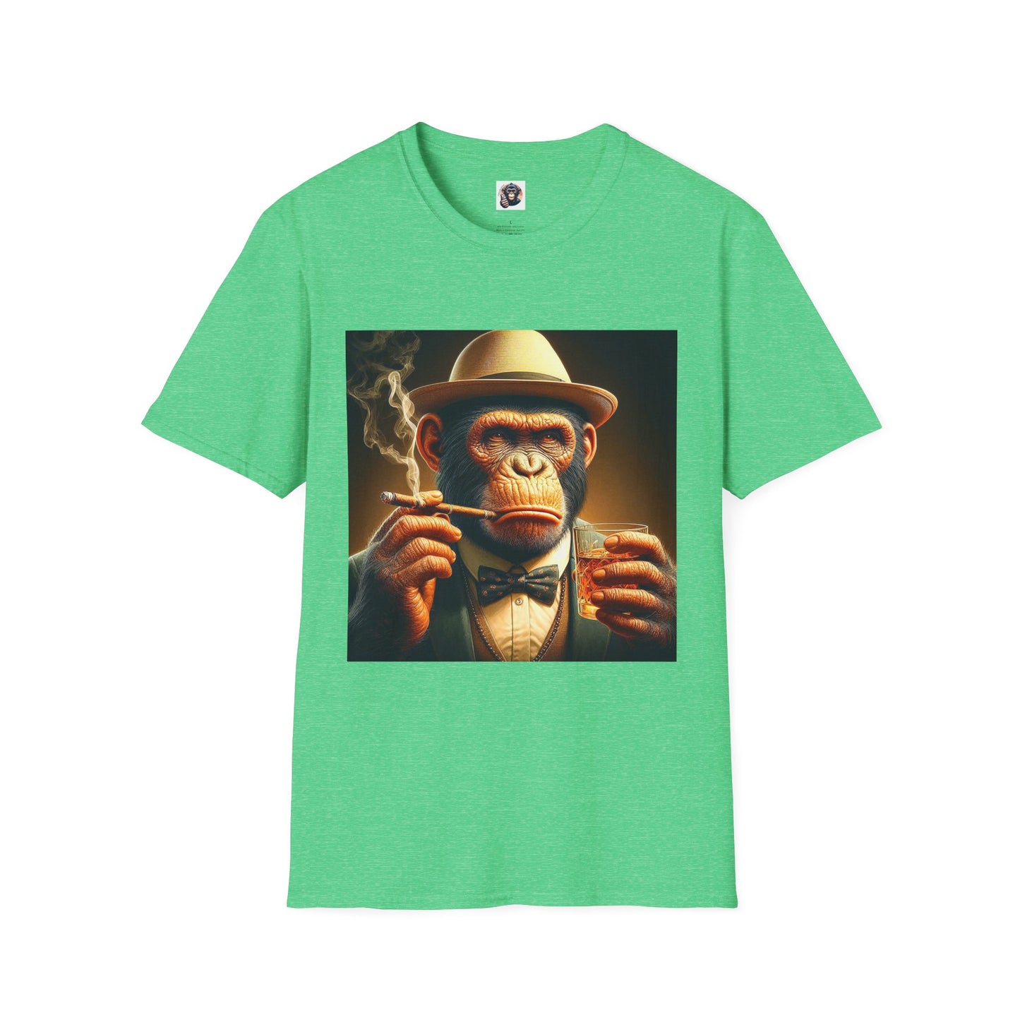 Bonobo T-Shirt Printify S Heather Irish Green 