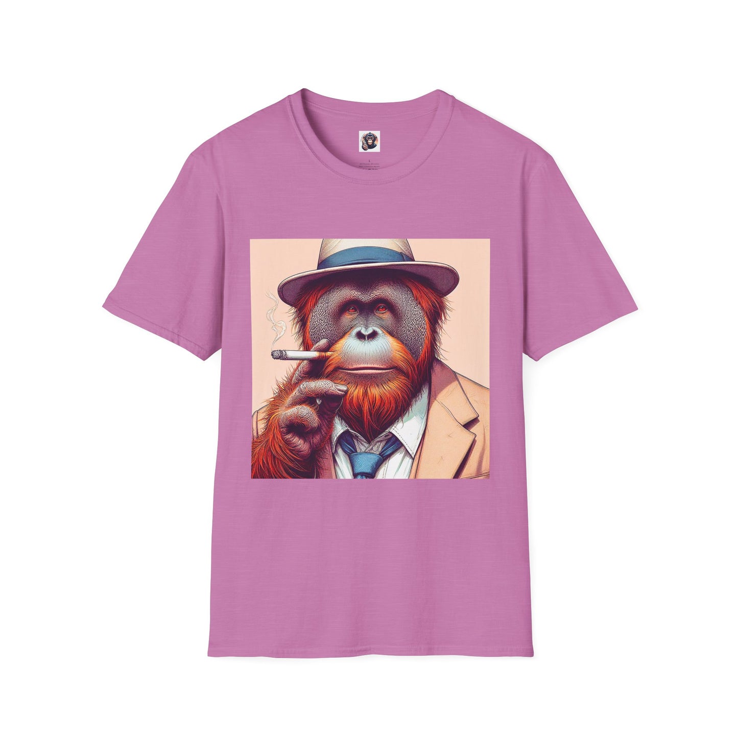 Orangutans T-Shirt Printify S Heather Radiant Orchid 