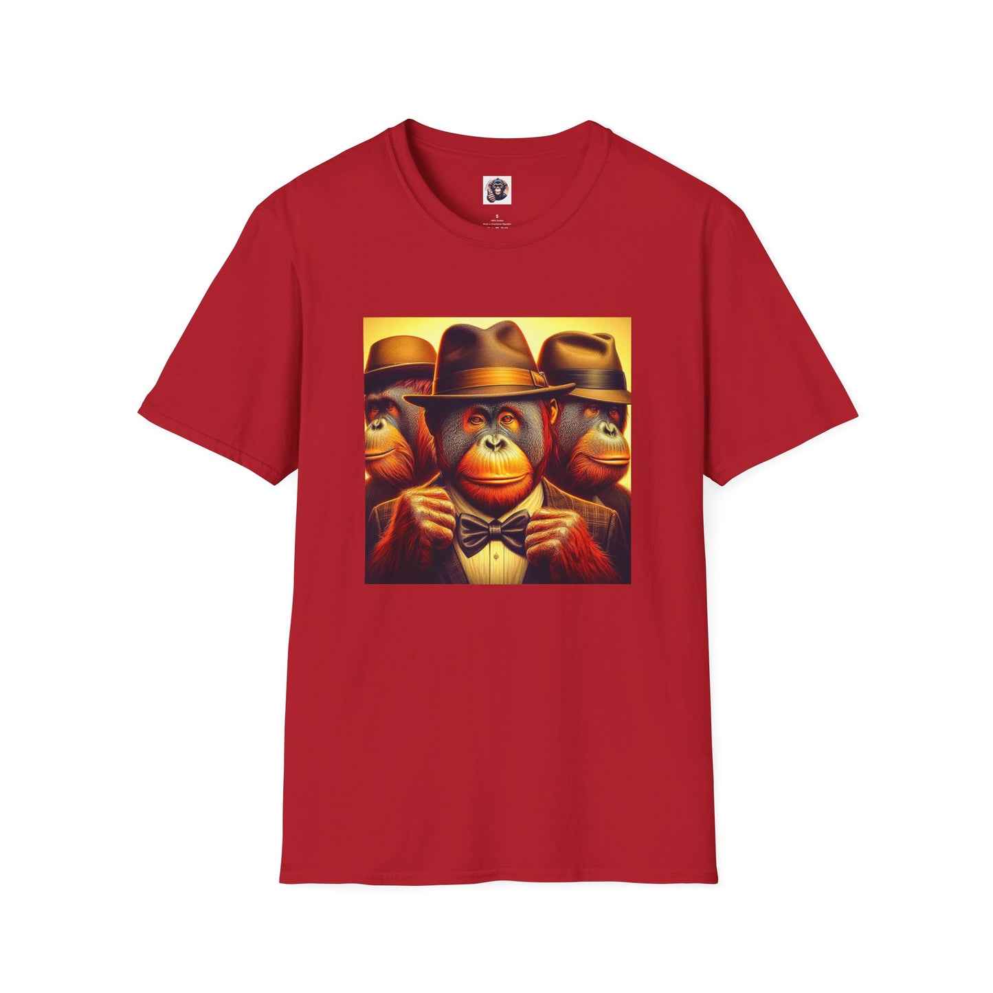 Orangutans T-Shirt Printify S Cherry Red 