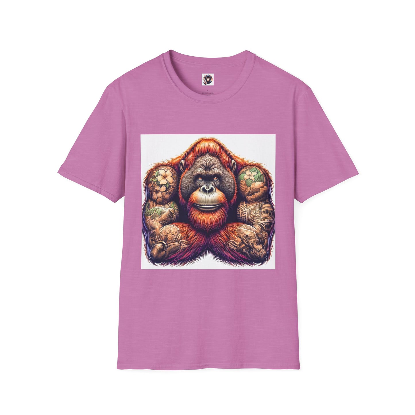 Orangutans T-Shirt Printify S Heather Radiant Orchid 